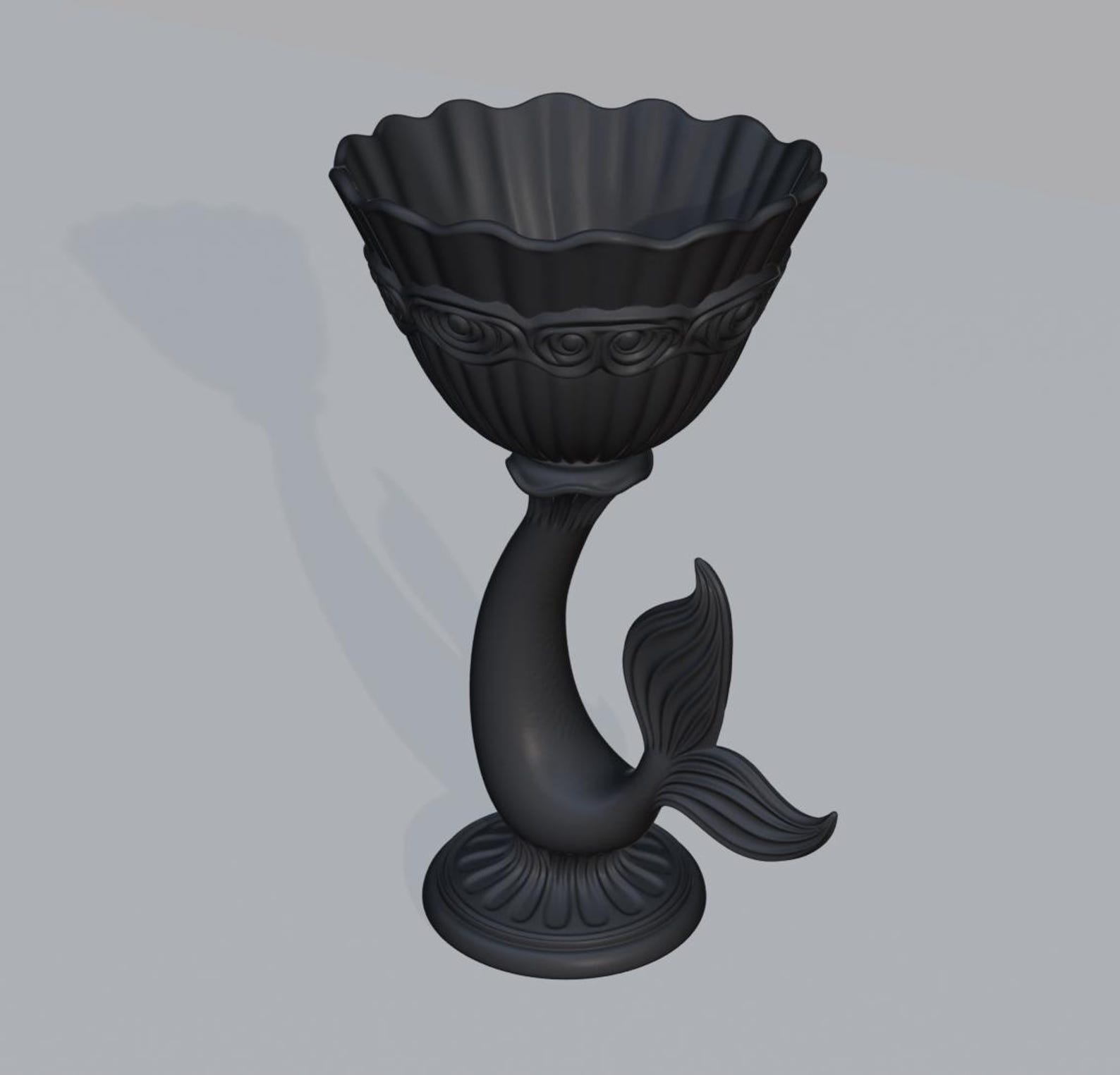 Mermaid Shell Chalice, Fantasy Ocean Goblet Decor thumbnail 5