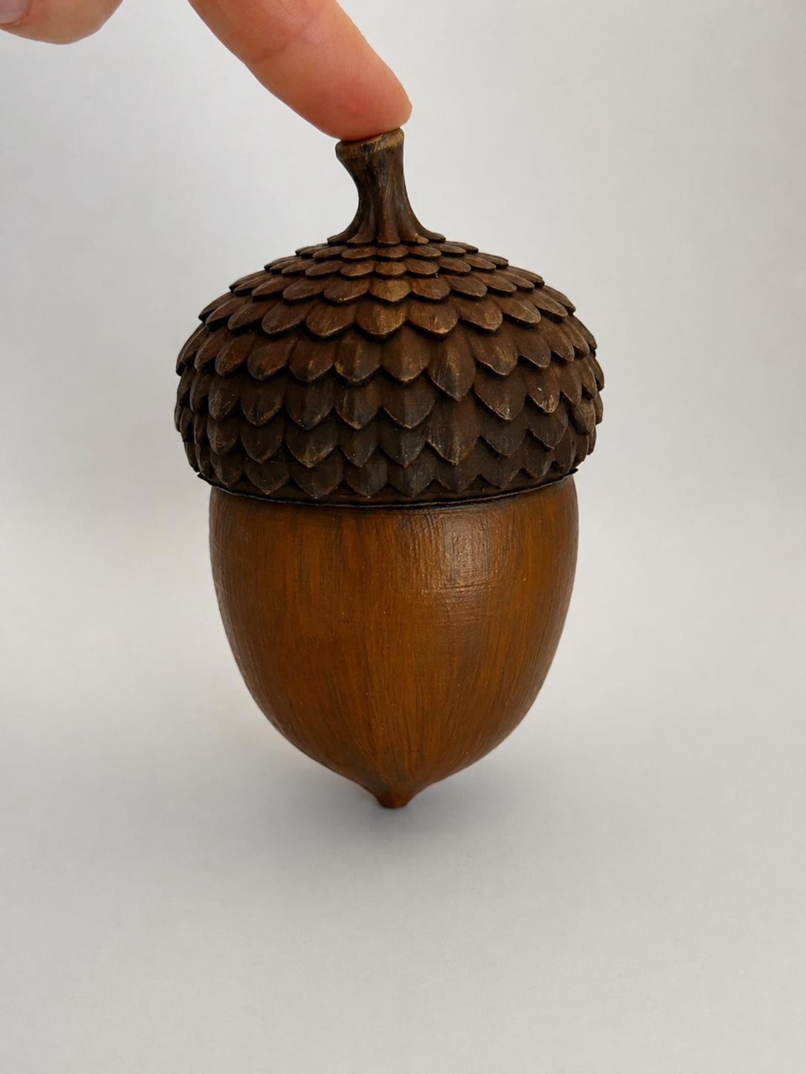 Acorn Trinket Box / Woodland Jewelry Box