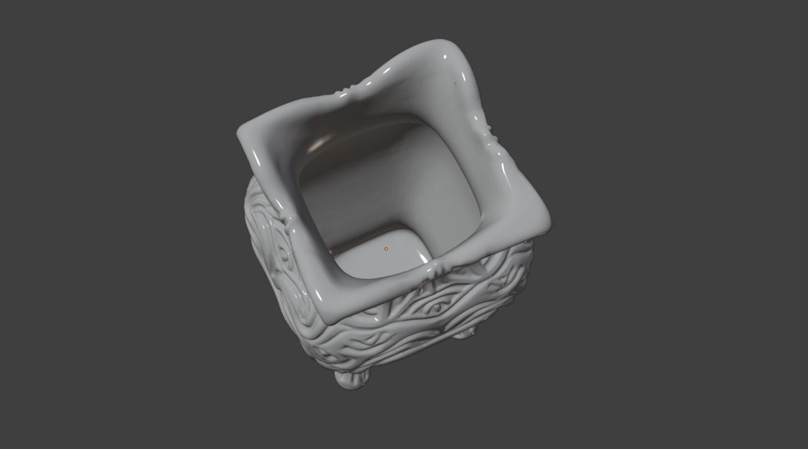 Alien Egg Vase - Biomechanical Sci-Fi Vase thumbnail 7