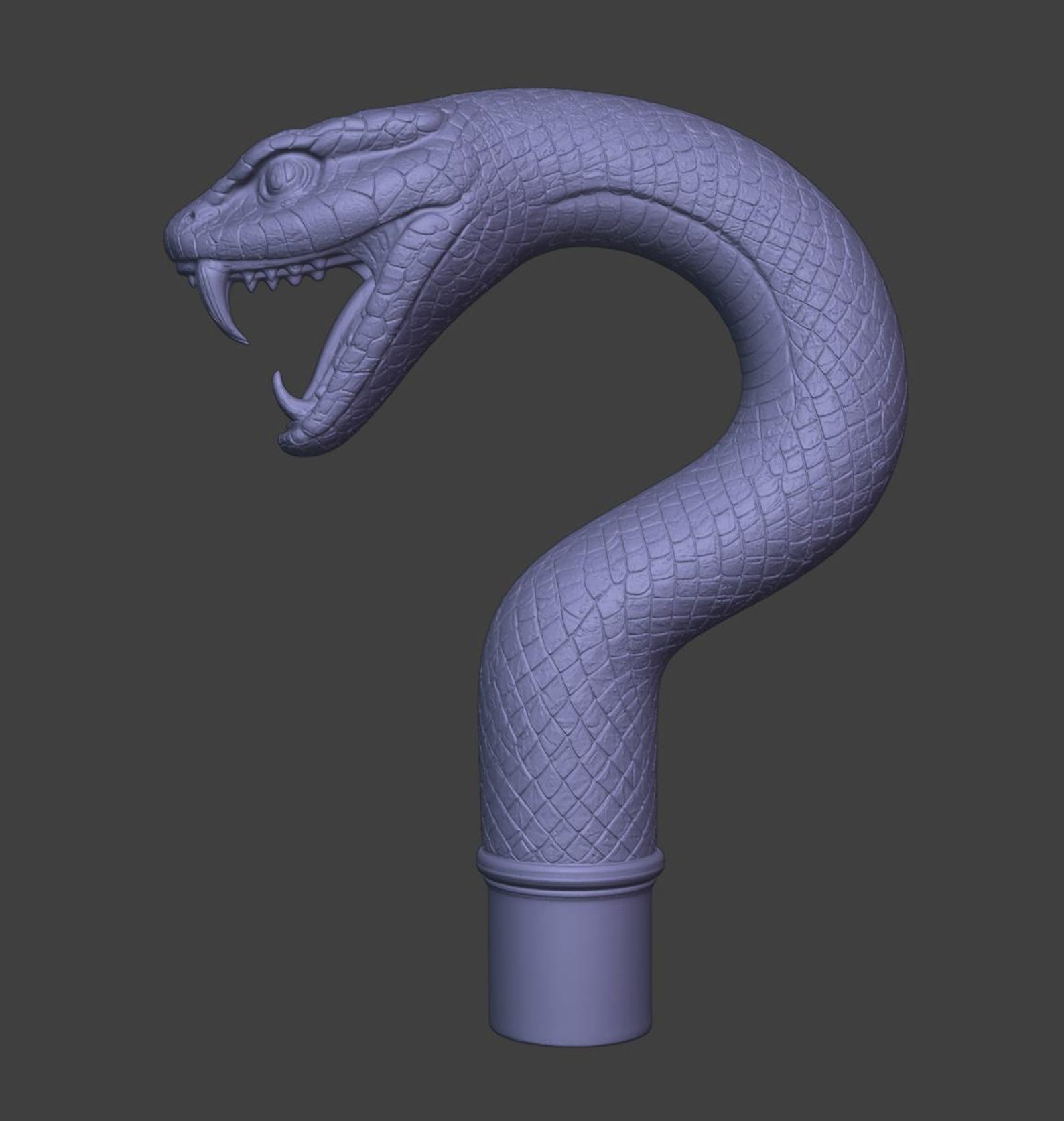 Cobra Cane Handle, Snake Walking Stick Top thumbnail 8