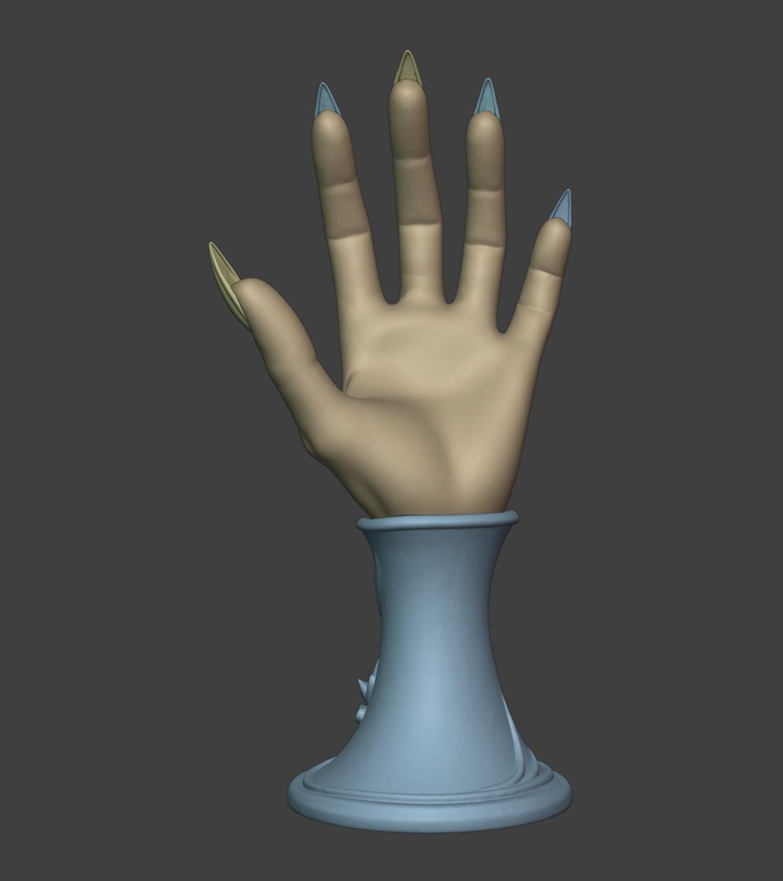 Vampire Hand Ring Holder, Gothic Jewelry Display Hand thumbnail 5