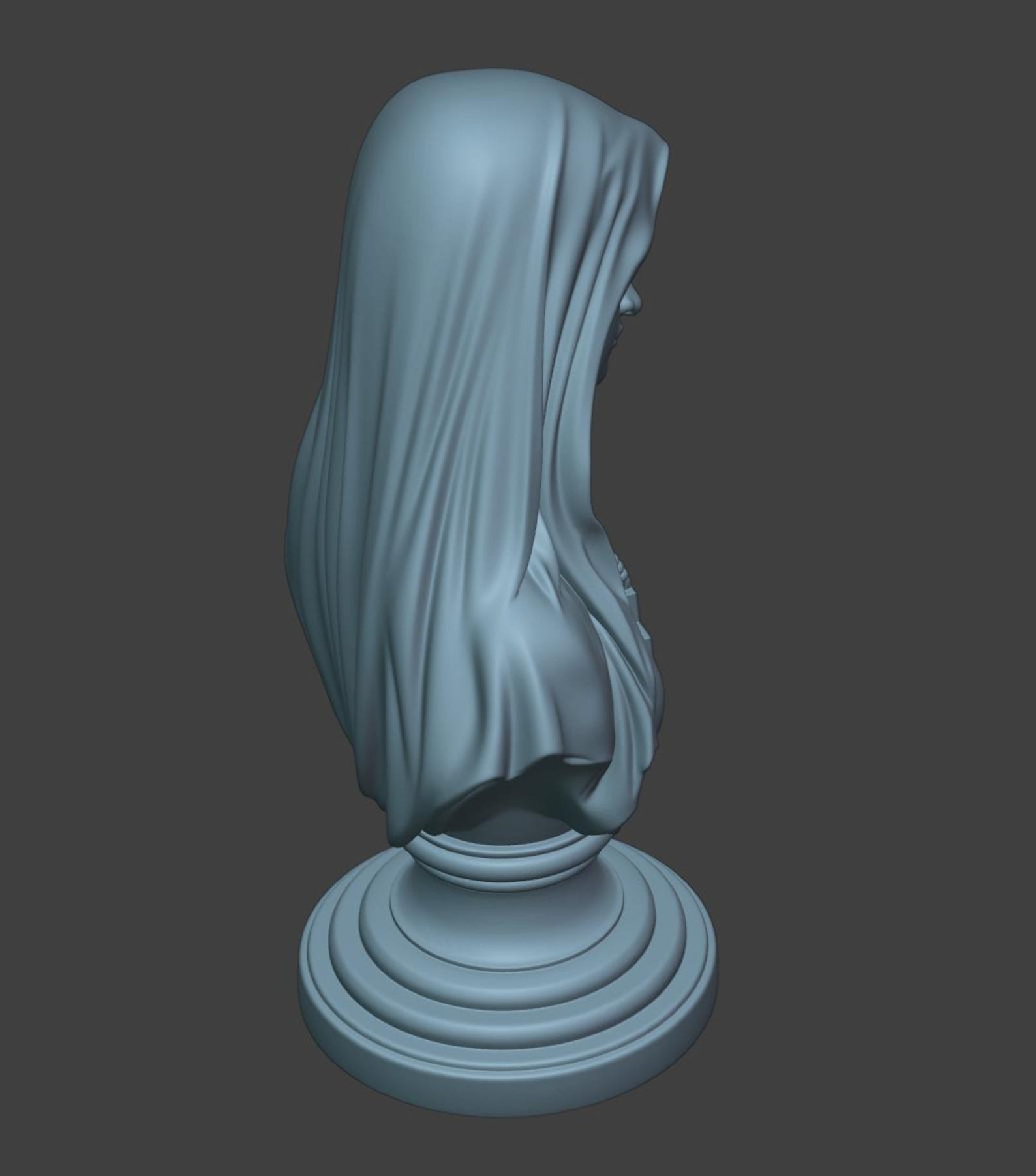 Silent Nun Bust Statuette thumbnail 7