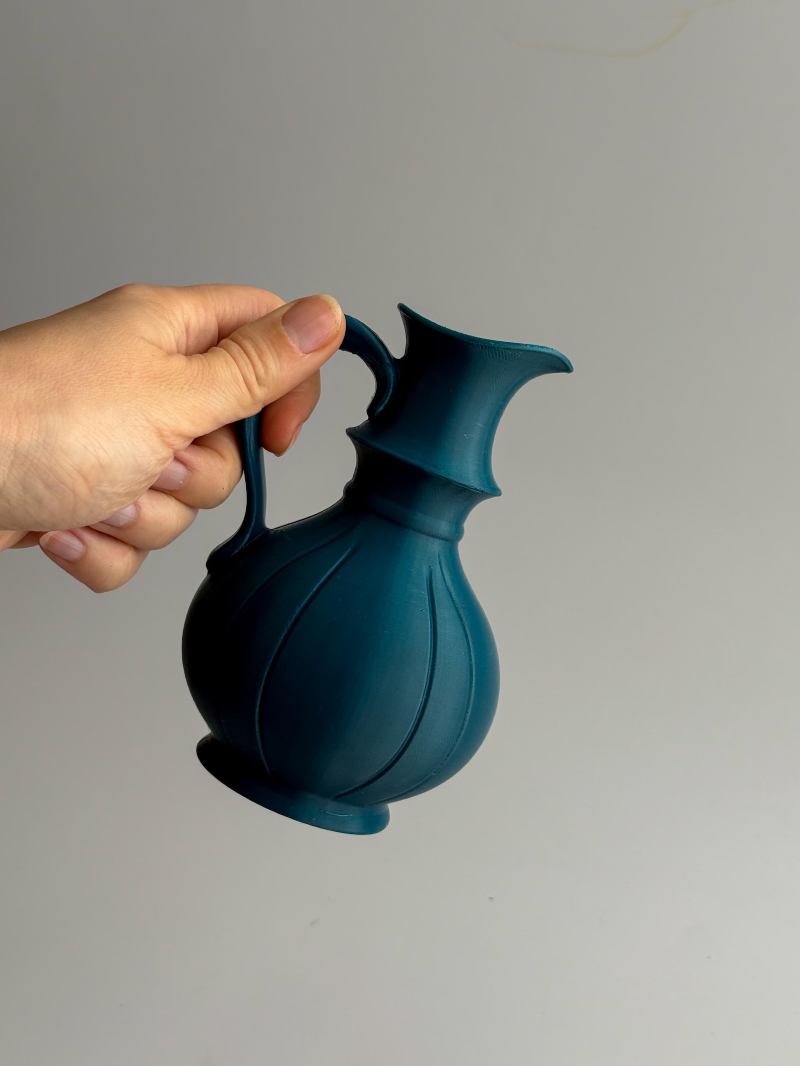 Gothic Narrow Neck Jug, Medieval Pitcher Vase thumbnail 4