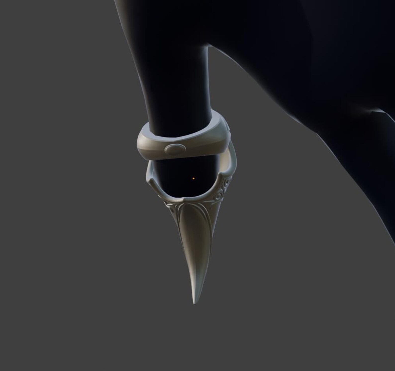 Crow Claw Ring, Gothic Raven Talon Ring thumbnail 7
