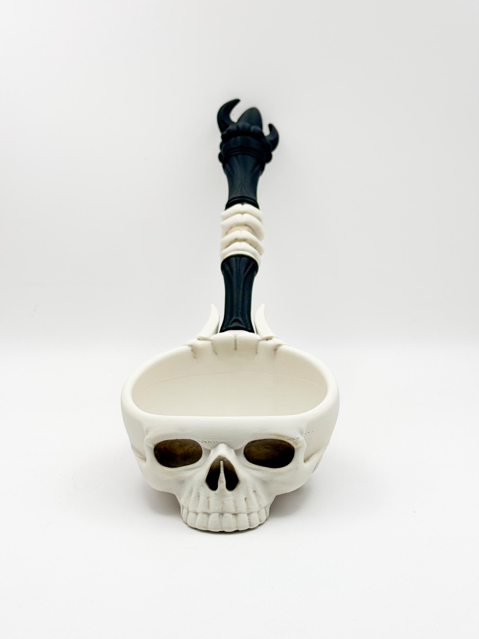 Necromancer Skull Ladle, Gothic Ritual Spoon thumbnail 2