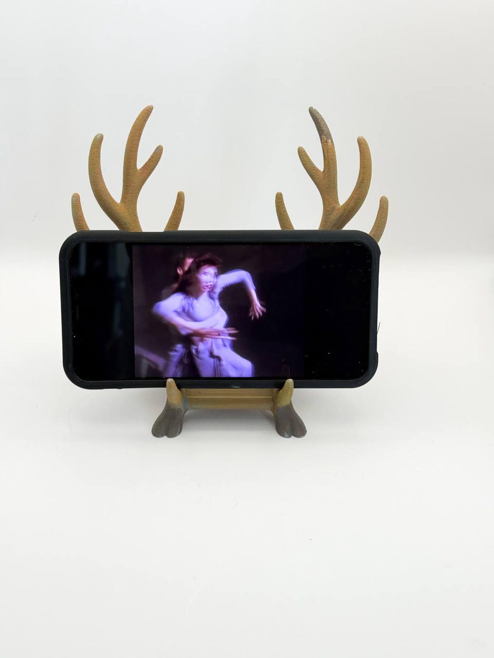 Elk Antlers Book Stand - Deer Horns Book Holder thumbnail 4