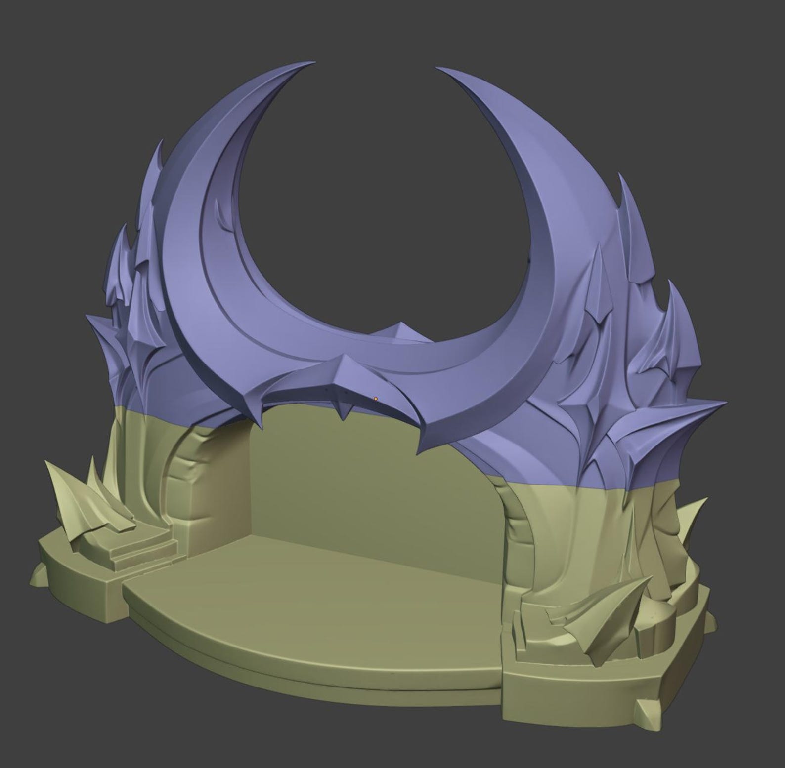 Darkmoon Gothic Fireplace, Diorama Display thumbnail 8