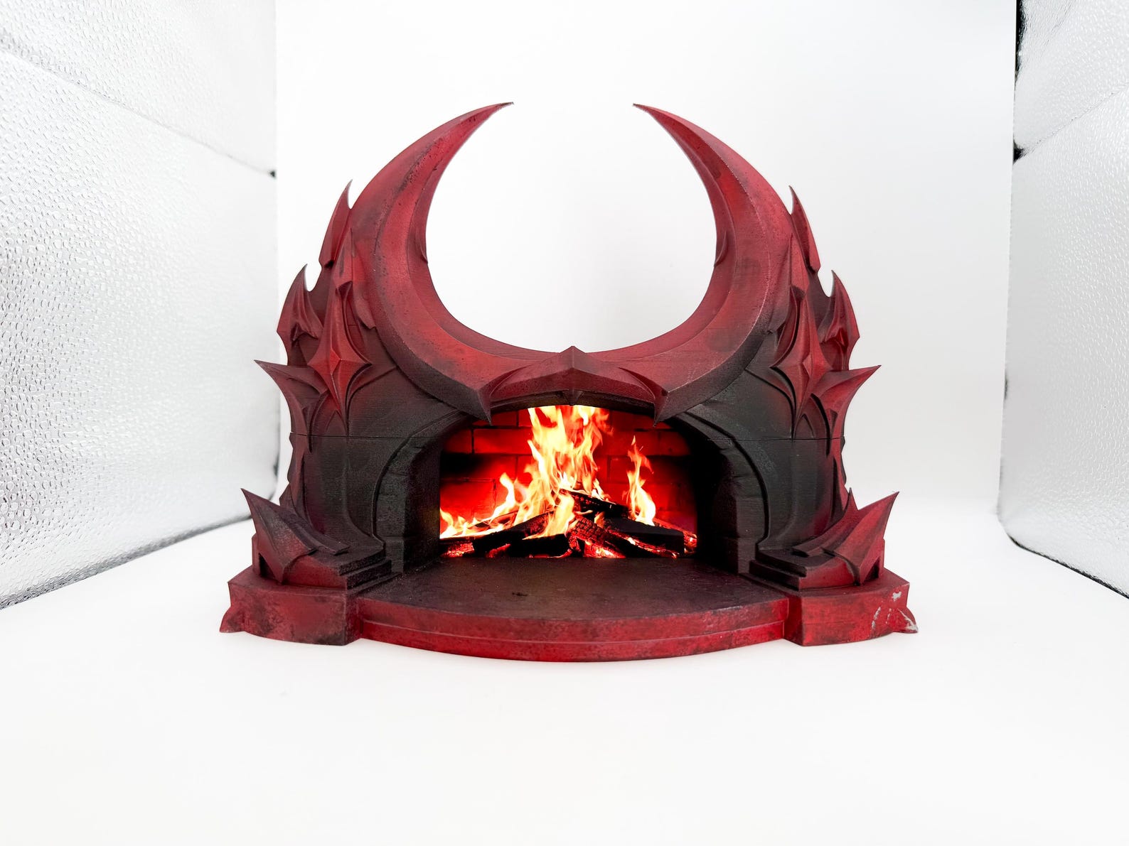 Darkmoon Gothic Fireplace, Diorama Display