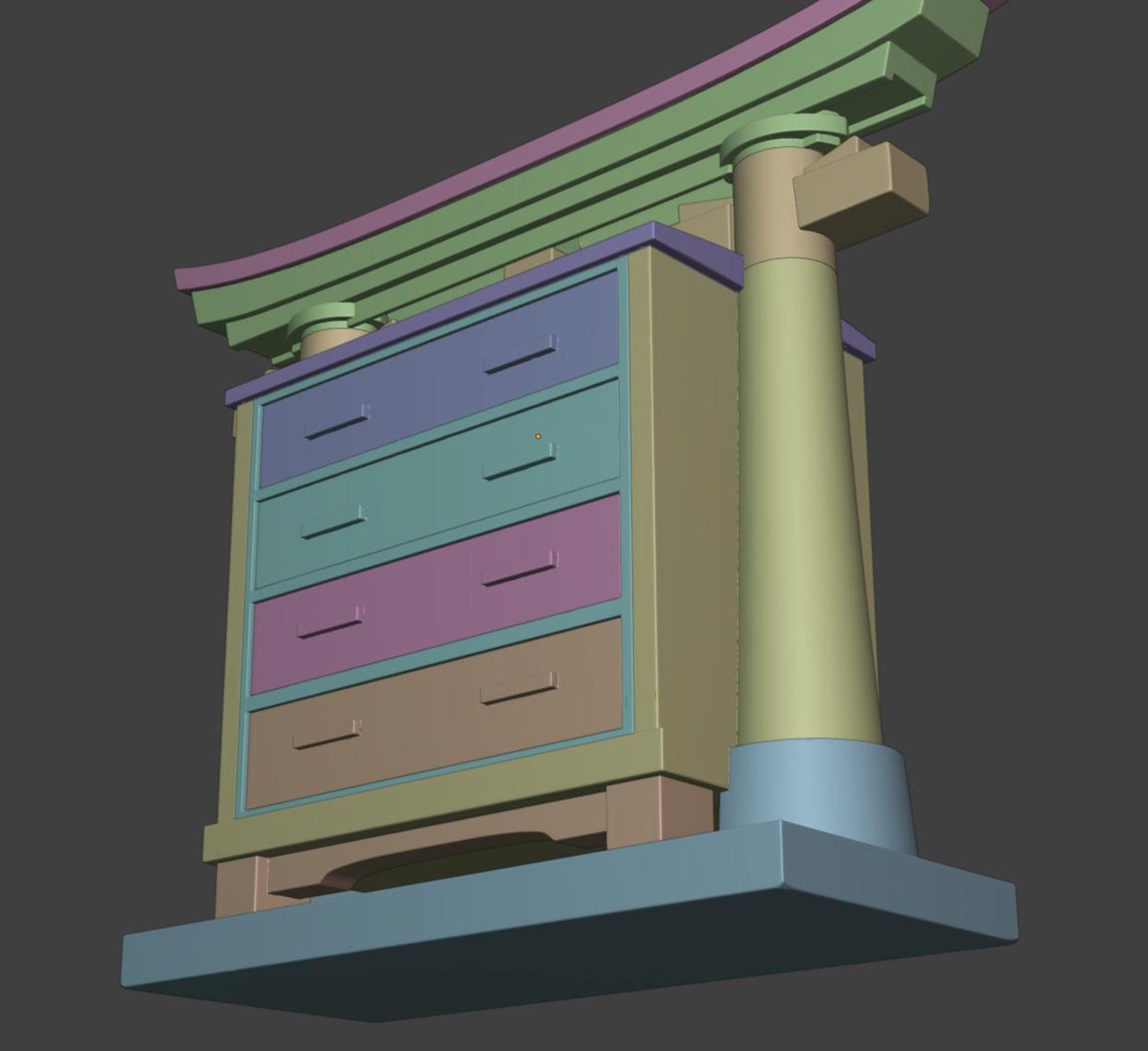 Japanese Torii Dresser, Zen Desk Organizer thumbnail 9
