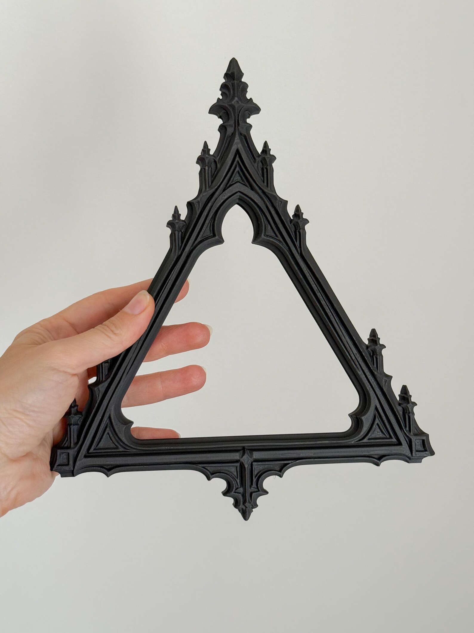 Cathedral Gothic Triangle Wall Frame, Mirror Frame thumbnail 3