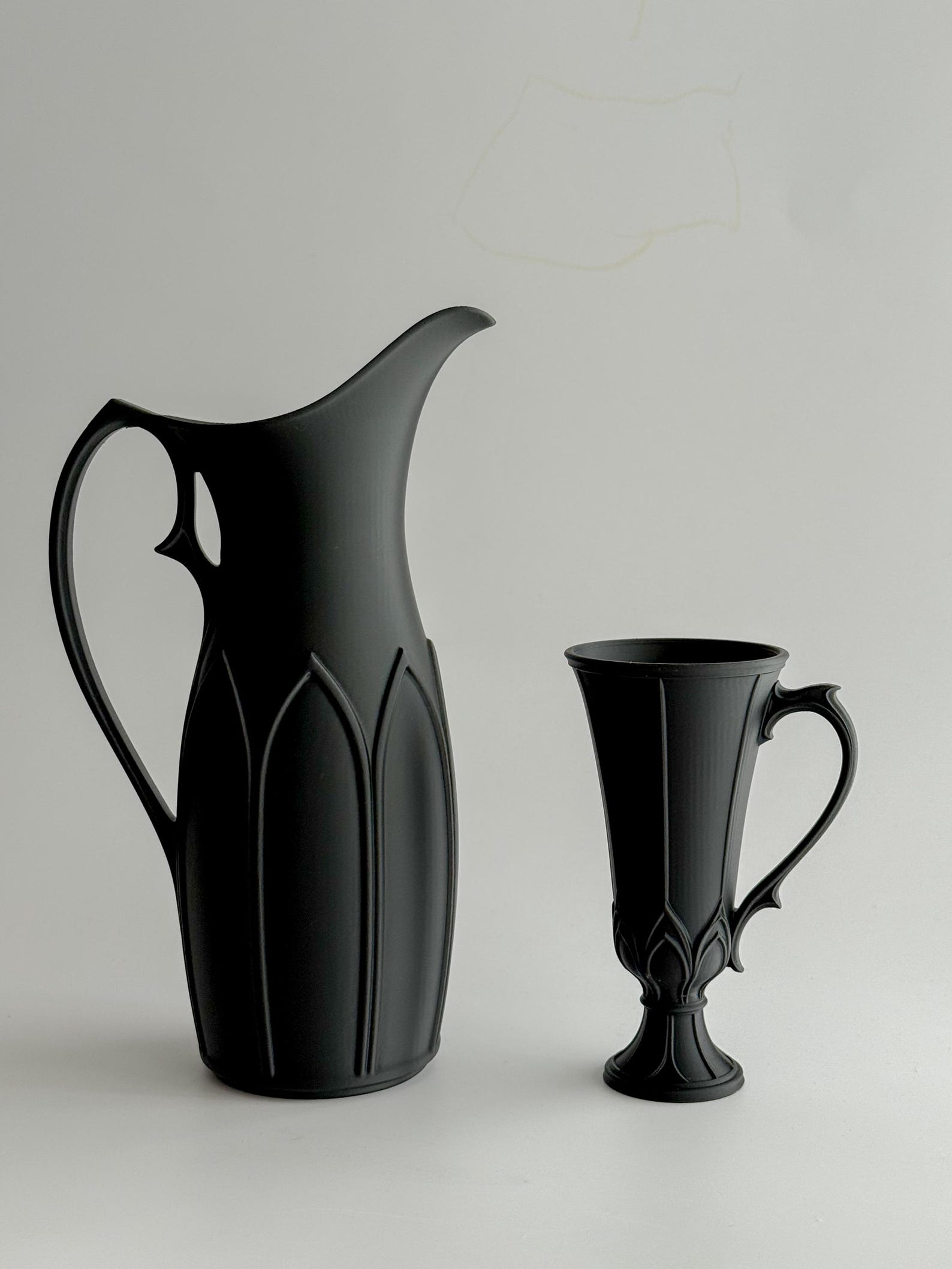 Gothic Goblet Cup, Tall Slim Tea Cup thumbnail 4