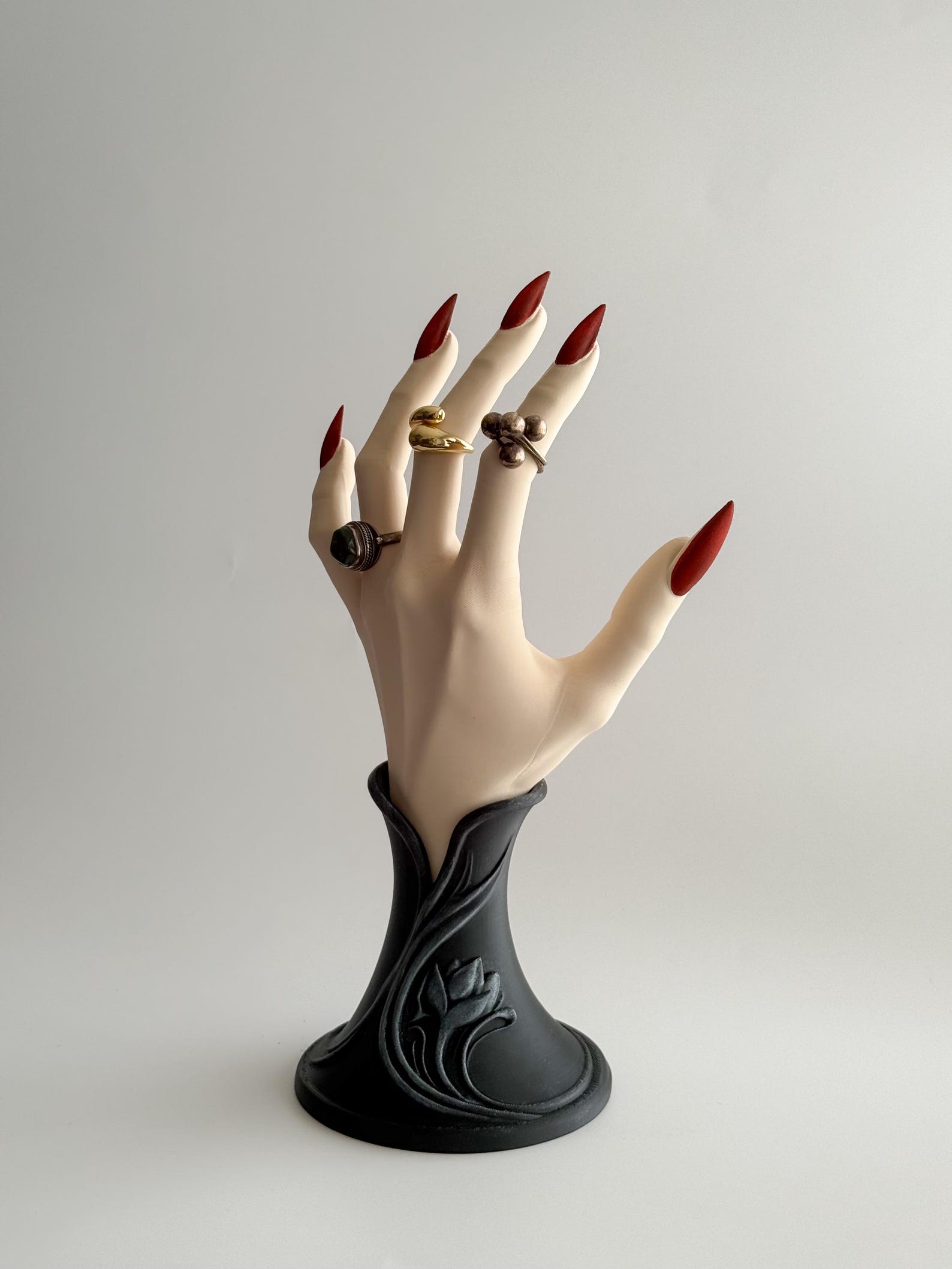 Vampire Hand Ring Holder, Gothic Jewelry Display Hand thumbnail 4