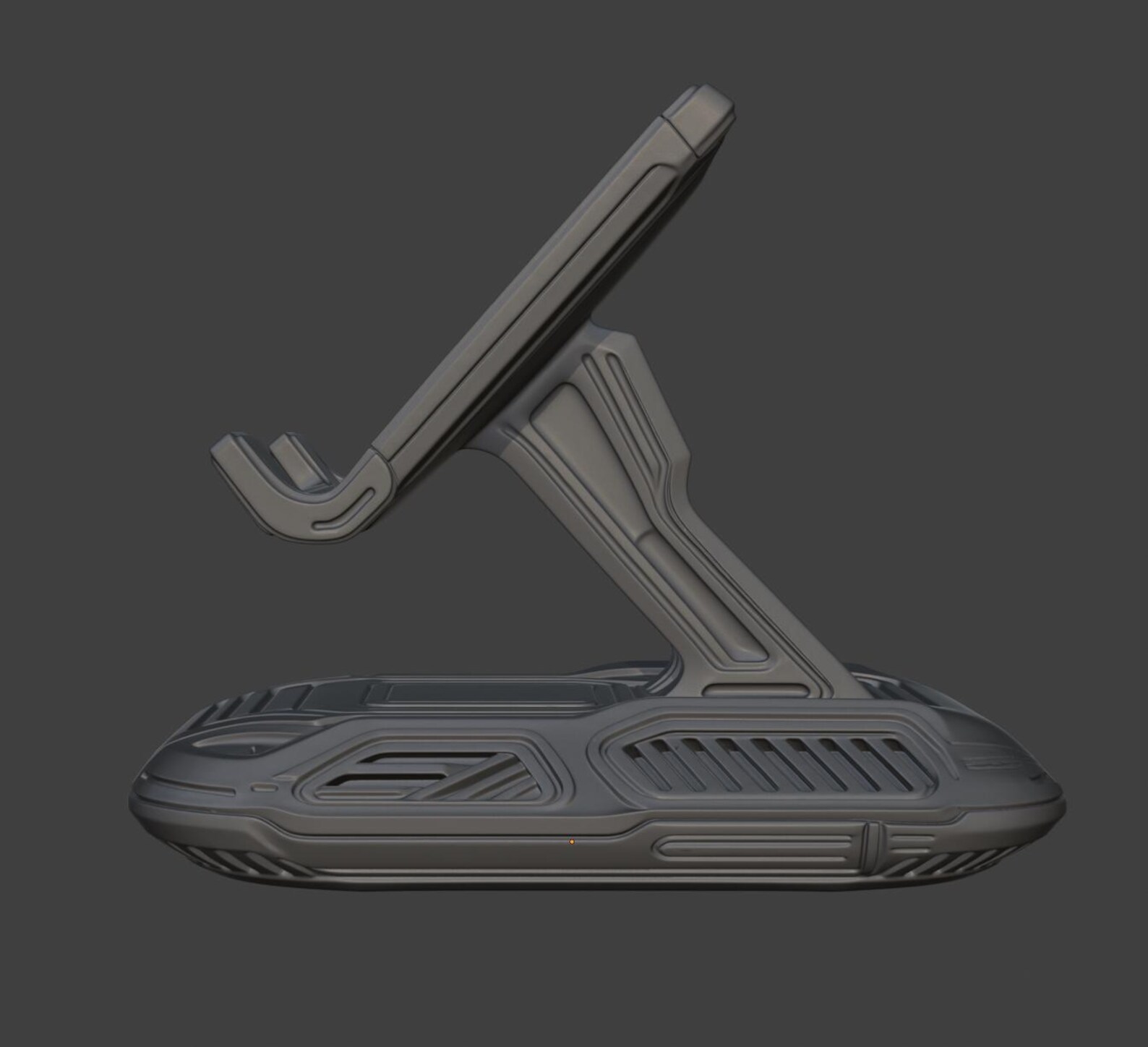 Futuristic Phone Stand, Sci-Fi Dock Holder for Desk thumbnail 10