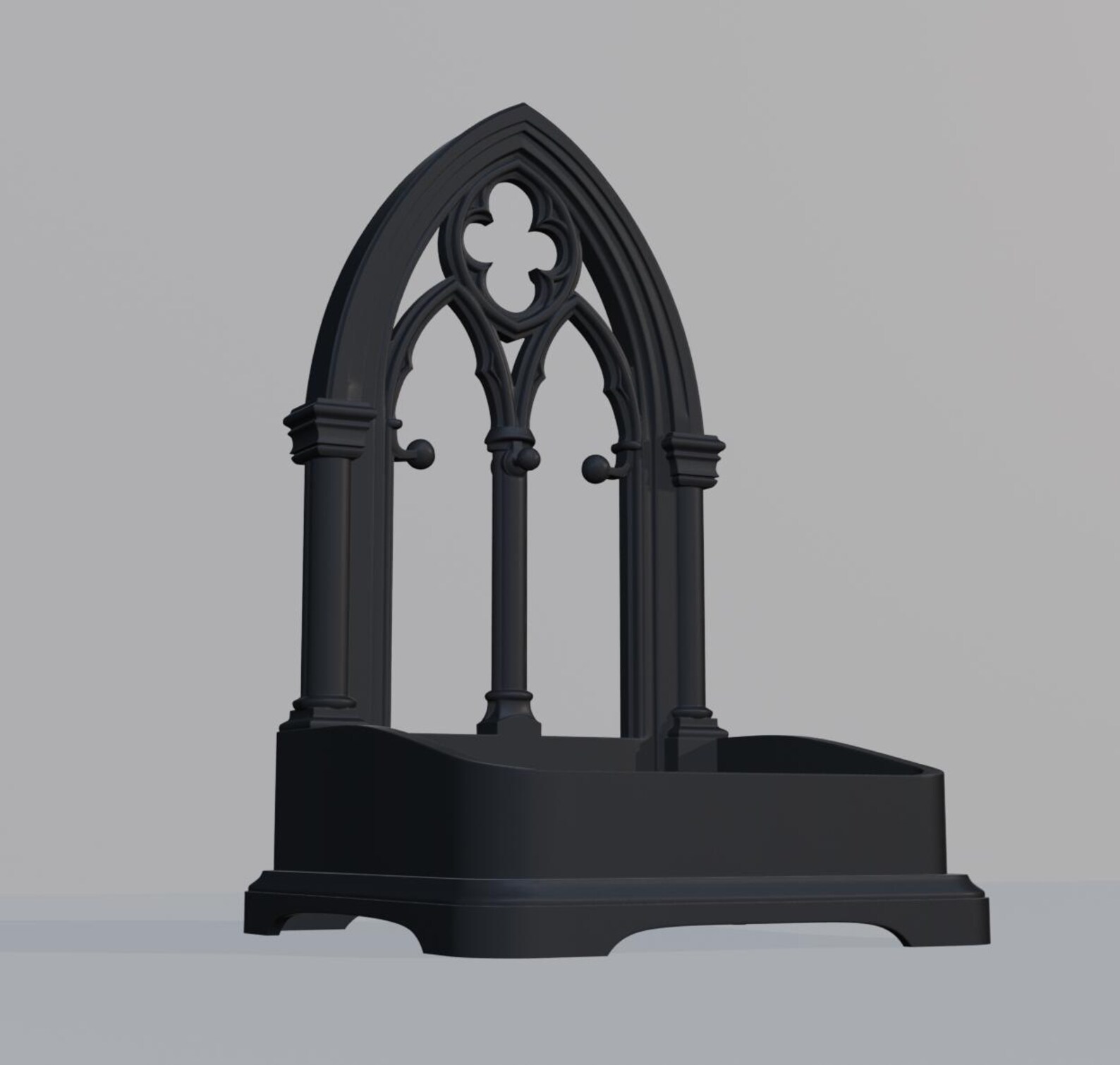 Gothic Jewelry Organizer / Dark Academia Ring & Earring Stand thumbnail 6