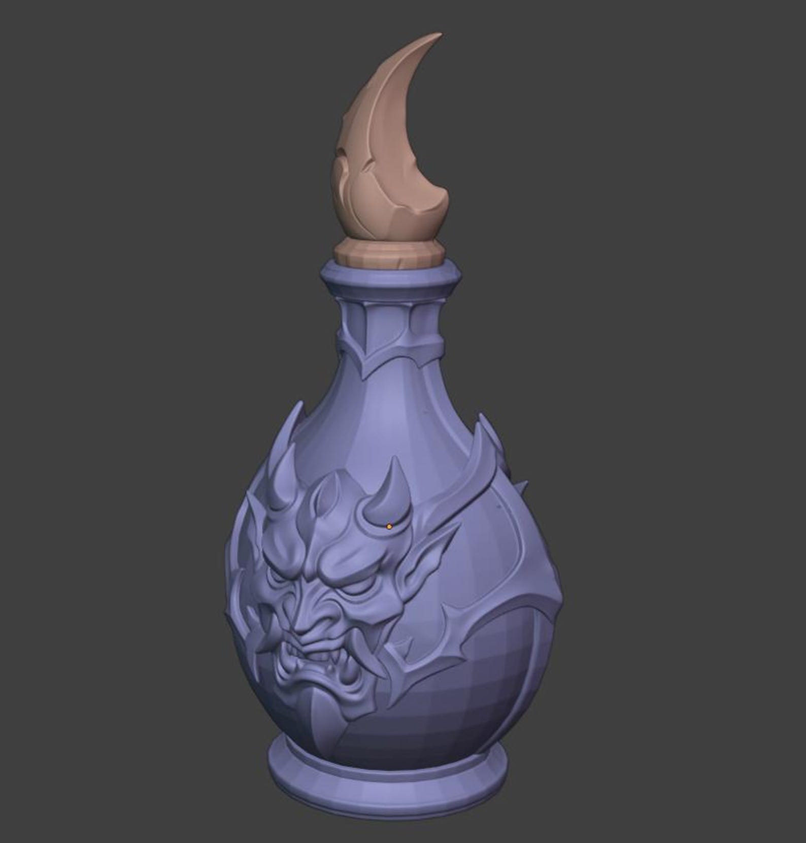 Yokai Oni Potion Bottle - Japanese Demon Flask thumbnail 5