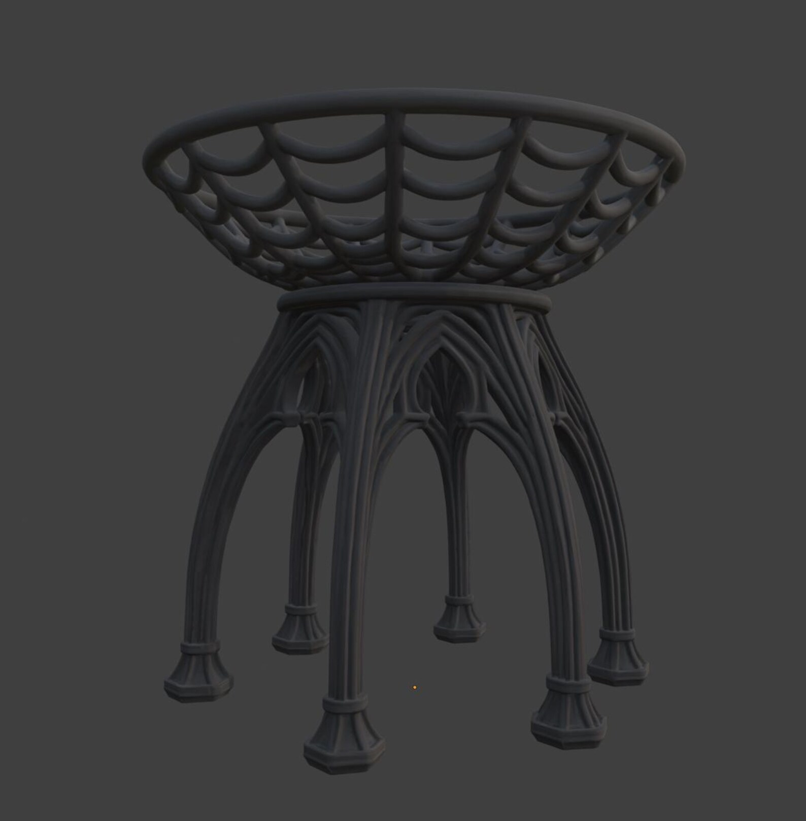 Gothic Spiderweb Bowl Stand, Halloween Candy Bowl thumbnail 6