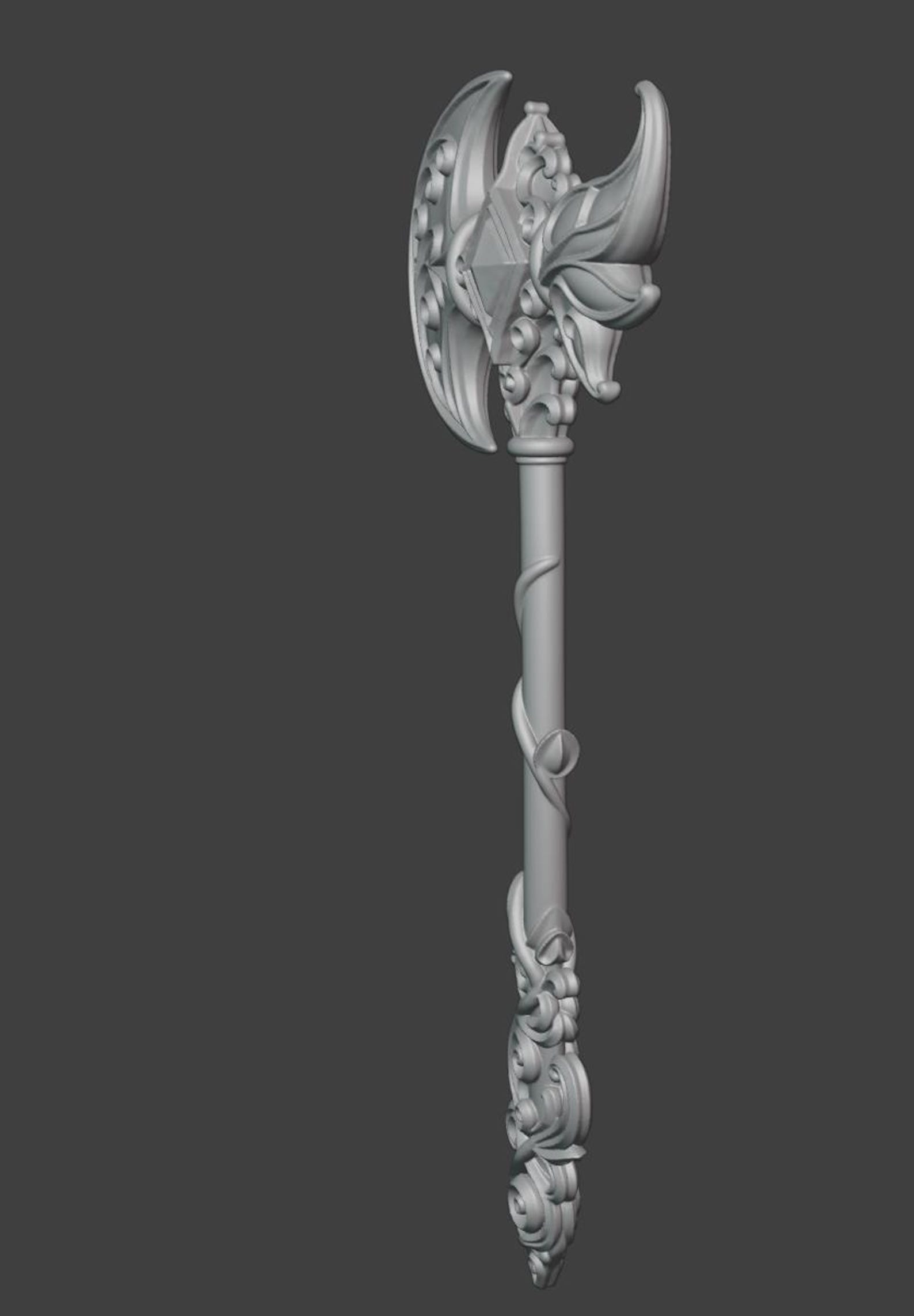 Magical Fae Mini Axe / Elf Fantasy Cosplay Weapon thumbnail 9