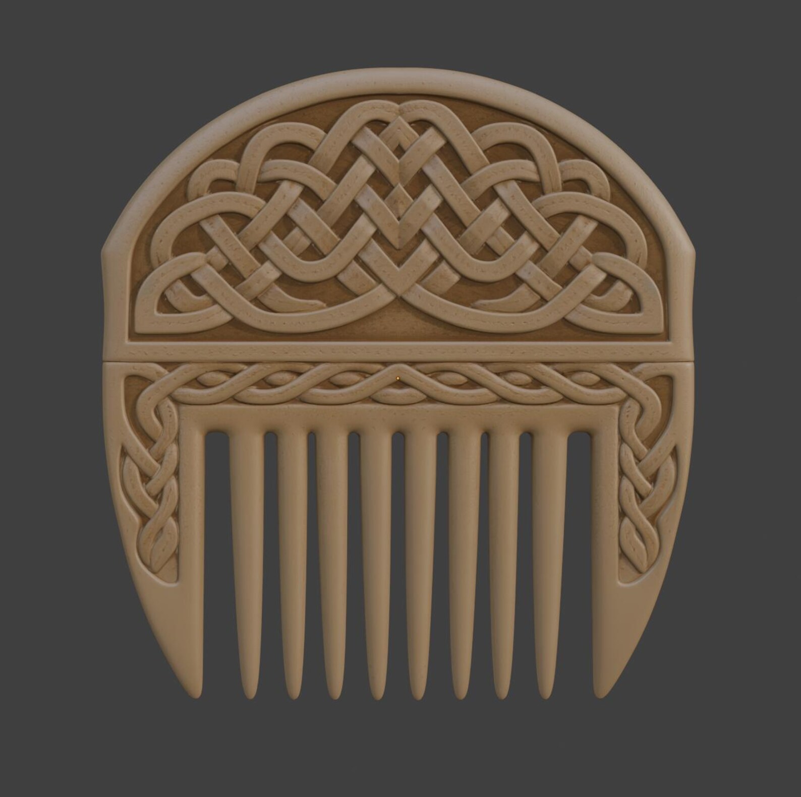 Viking Knot Hair Comb thumbnail 4