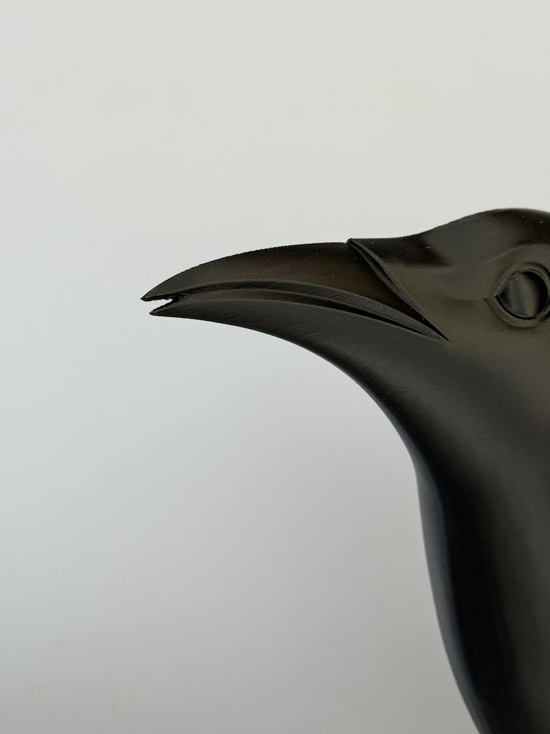 Raven Watering Can STL, Gothic Cottagecore Garden Decor image 3