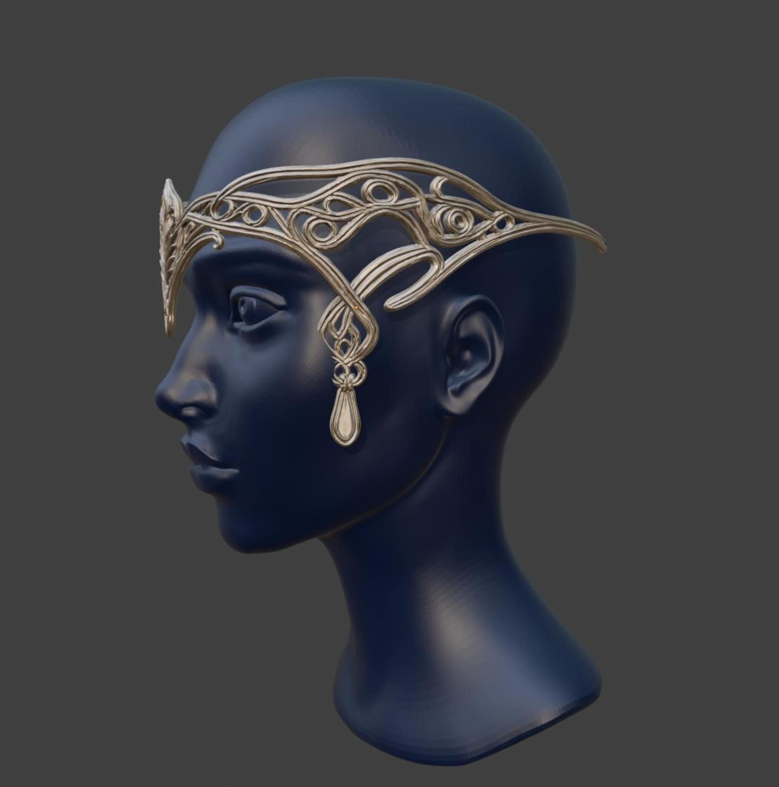 Elven Crown Headdress - Elf Circlet thumbnail 4
