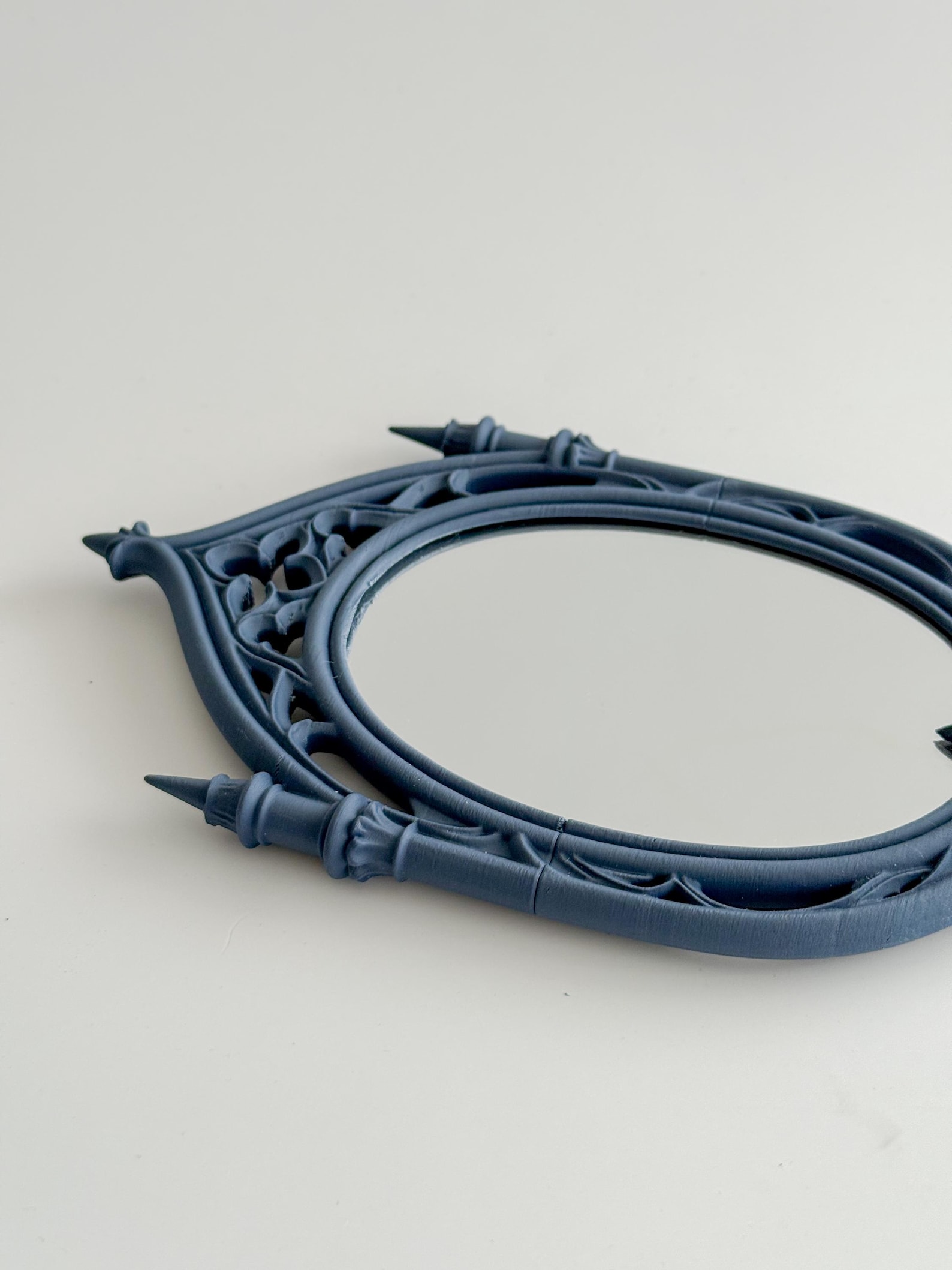 Gothic Cathedral Hand Mirror, Dark Fantasy Vanity Mirror thumbnail 3