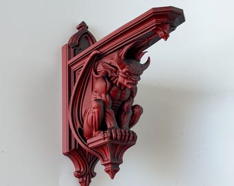 Gargoyle plank beugel STL, gotische kraagsteen planksteun