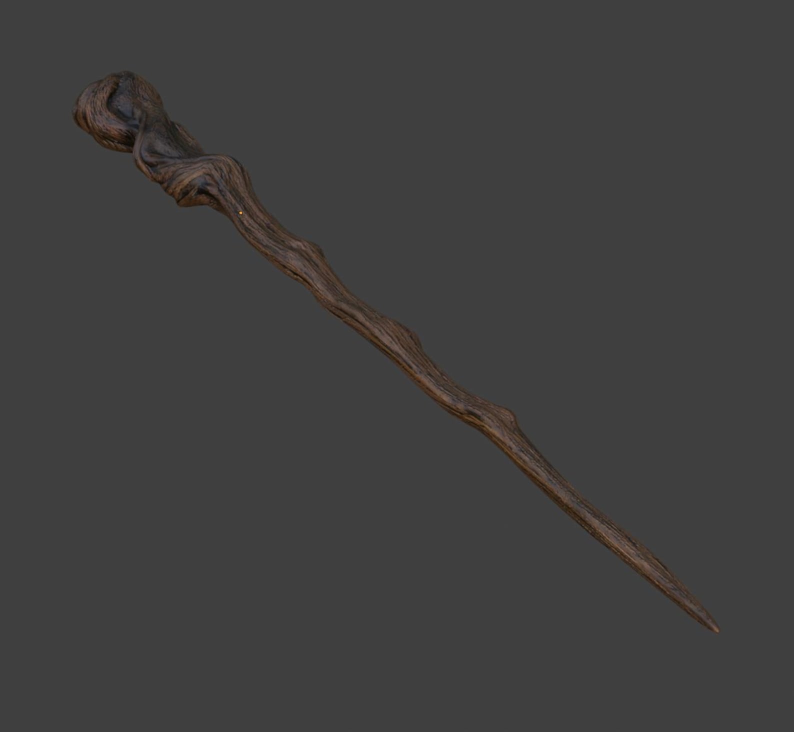 Wooden Magic Wand, Wizard Cosplay Prop thumbnail 7