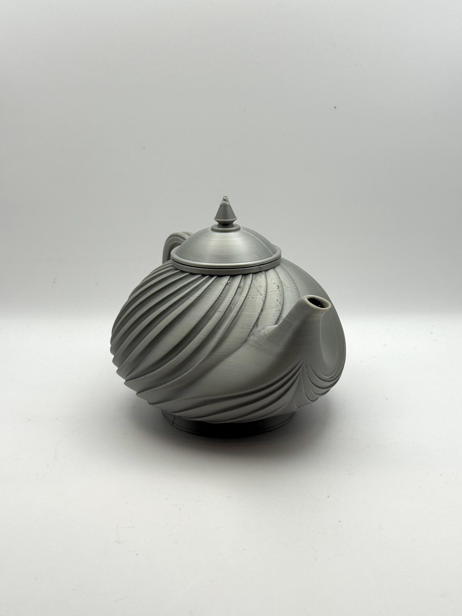 Art Deco Swirl Teapot, Decorative Home Object thumbnail 3