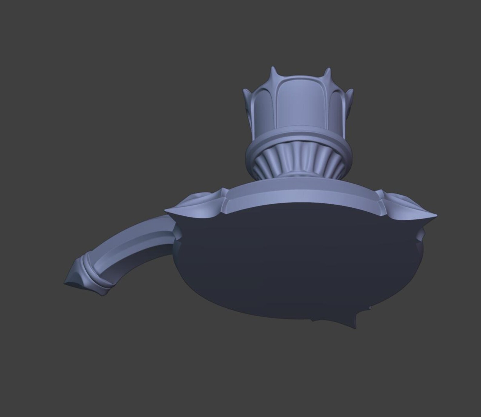 Gothic Candle Holder, Medieval Chamberstick thumbnail 9