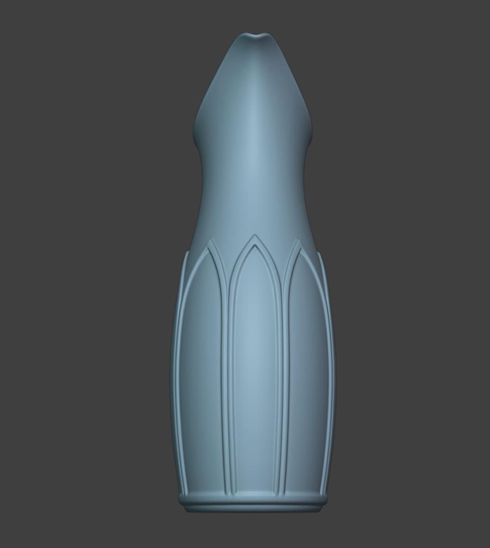 Sleek Gothic Jug, Dark Fantasy Pitcher thumbnail 9