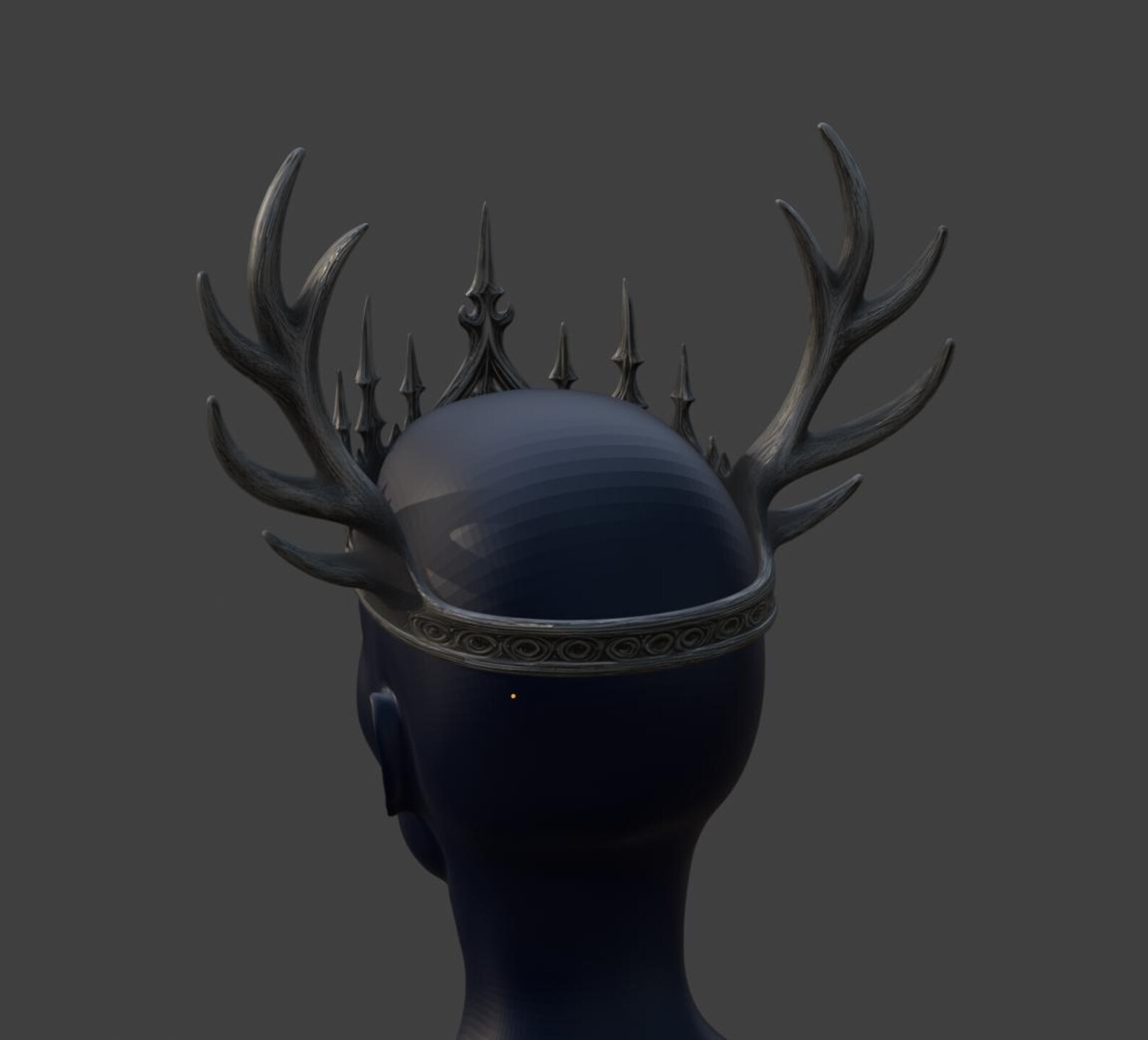 Gothic Antler Crown, Forest Witch Headpiece thumbnail 10