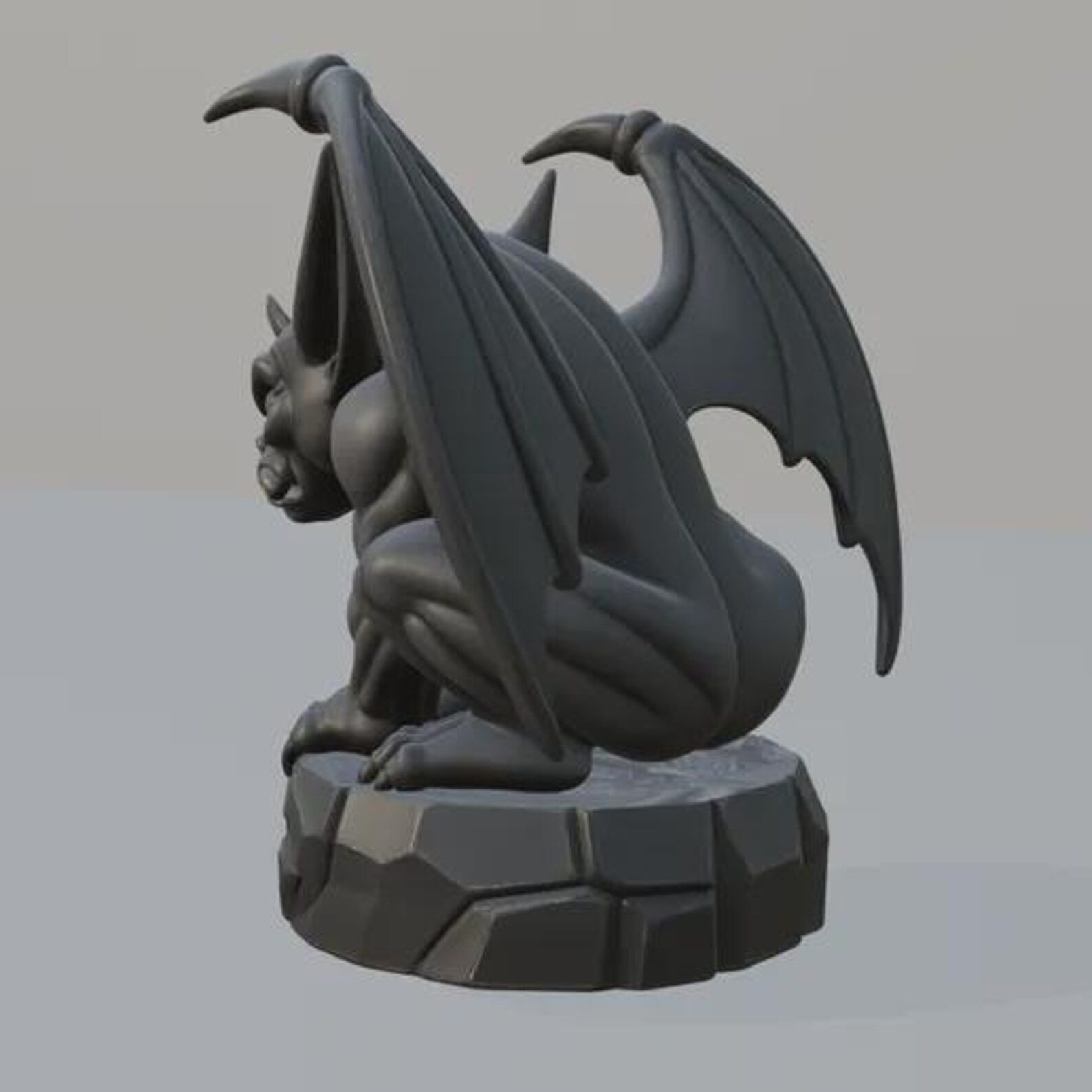 Little Gargoyle Statuette, Gothic Fantasy Creature thumbnail 7
