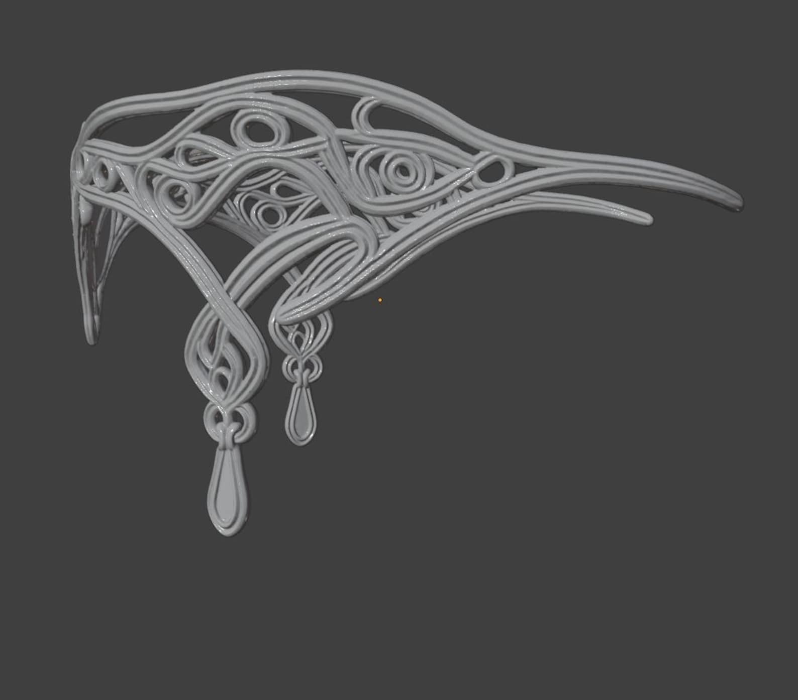 Elven Crown Headdress - Elf Circlet thumbnail 6