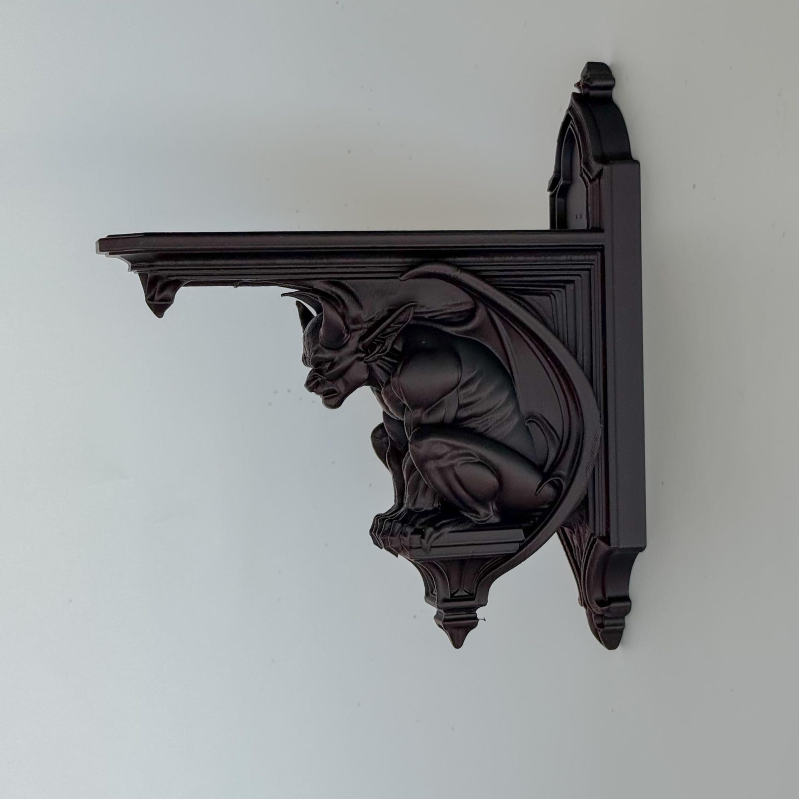 Gargoyle Shelf Bracket, Gothic Corbel Shelf Support thumbnail 4