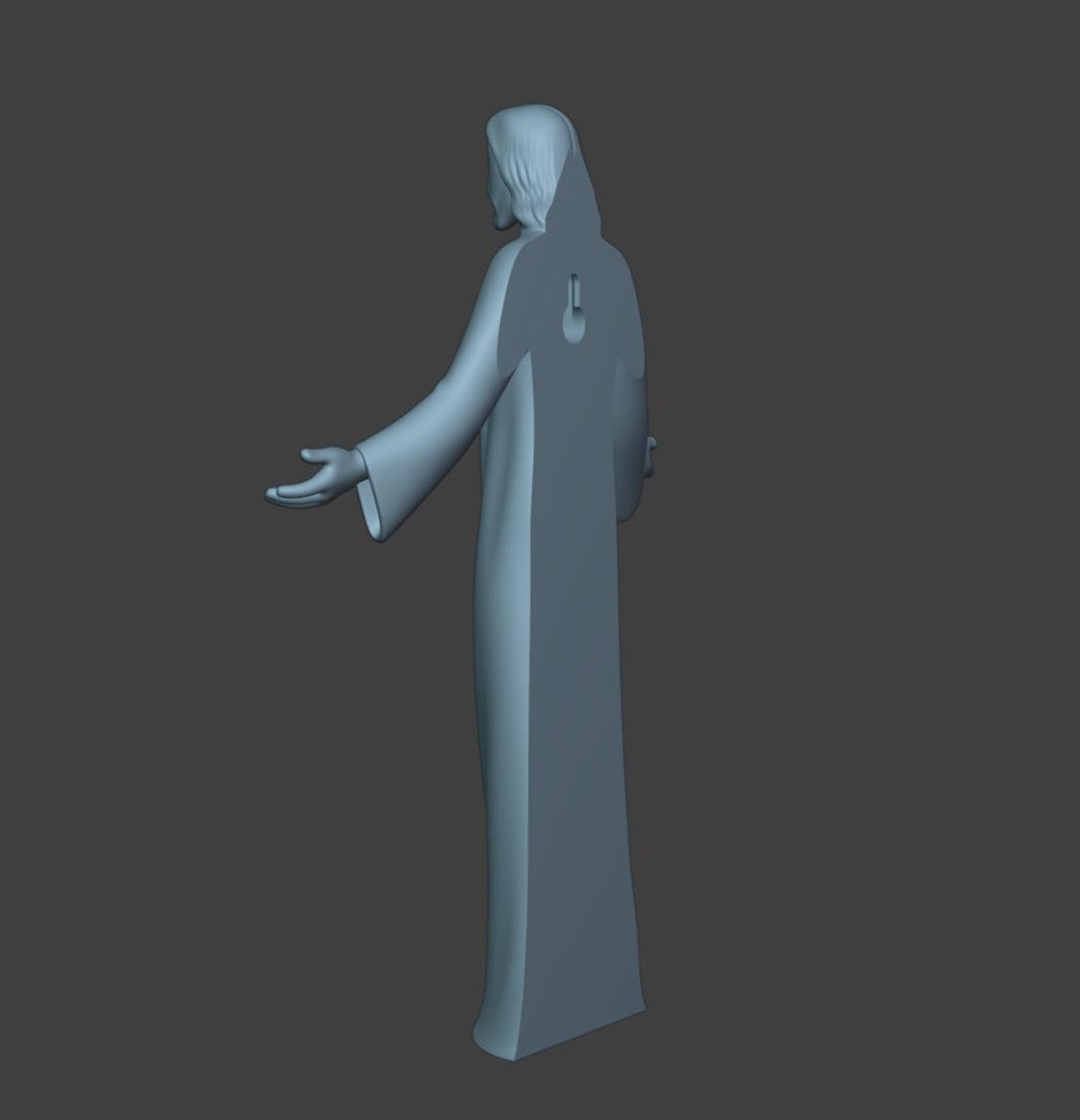 Minimal Jesus Christ Statue, Christian Wall Hanging & Standing Figurine thumbnail 6