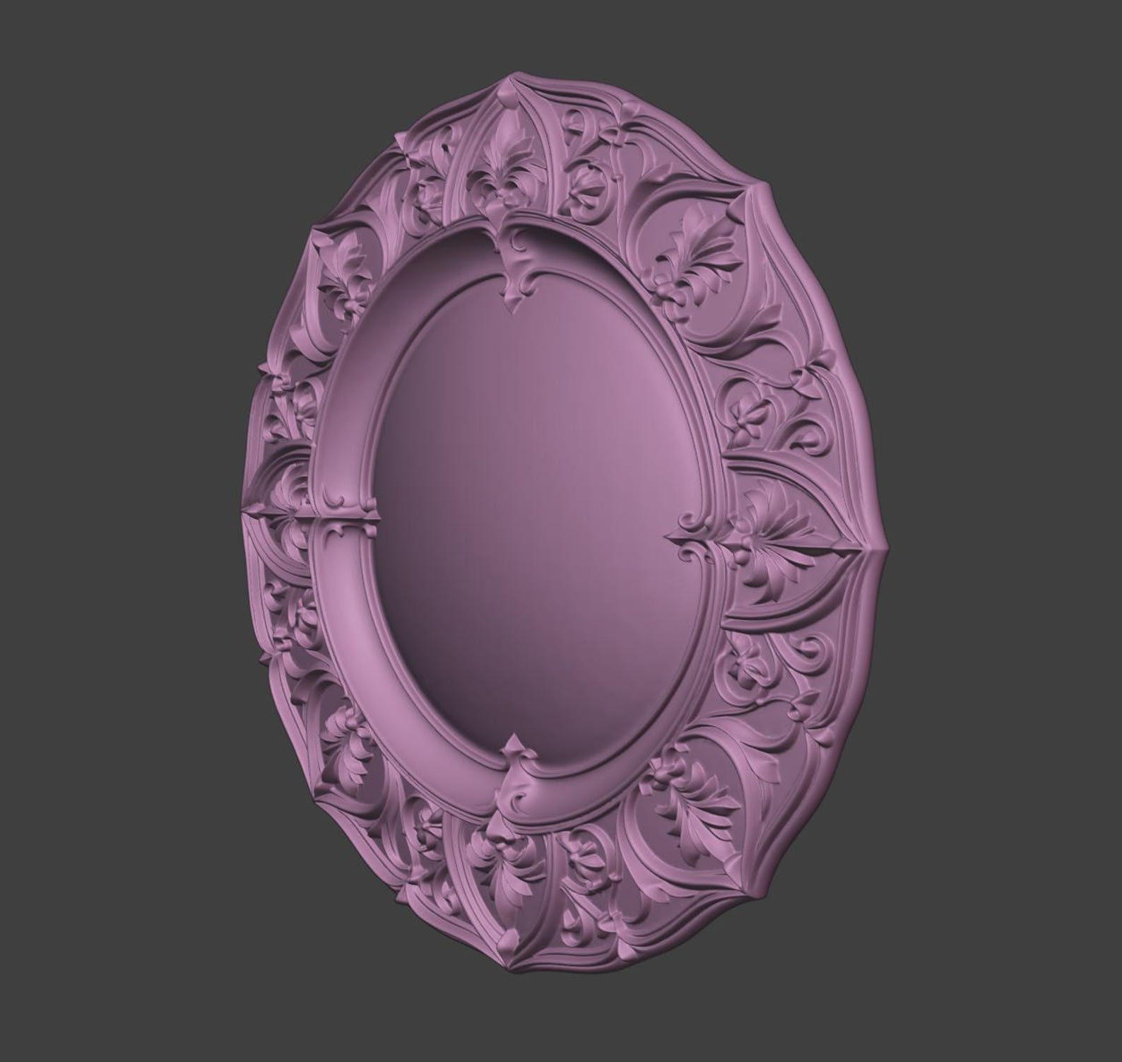 Gothic Decor Plate / Wall Mounted Gothic Tray thumbnail 7