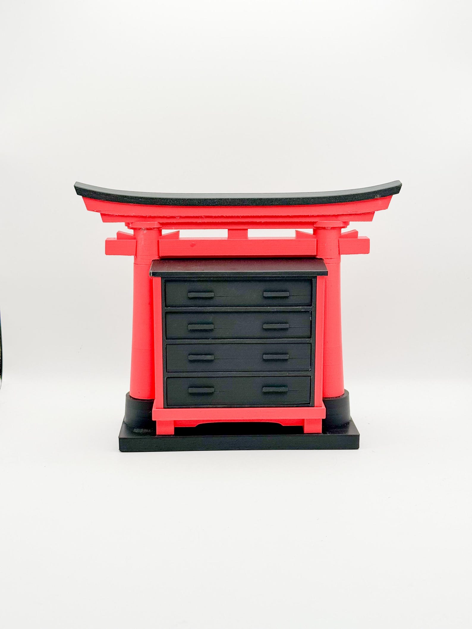 Japanese Torii Dresser, Zen Desk Organizer thumbnail 3