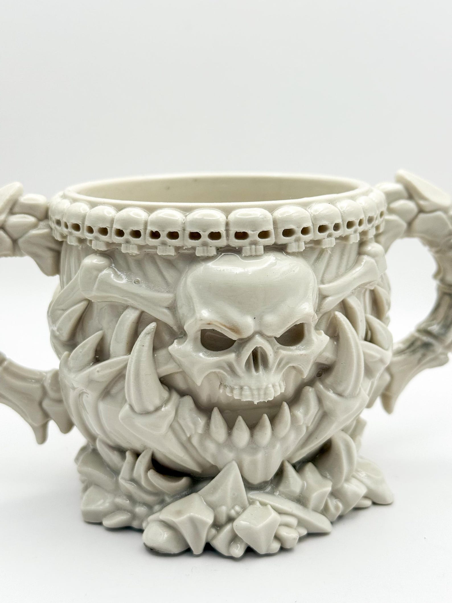 Gothic Skull Goblet, Dark Fantasy Chalice thumbnail 5
