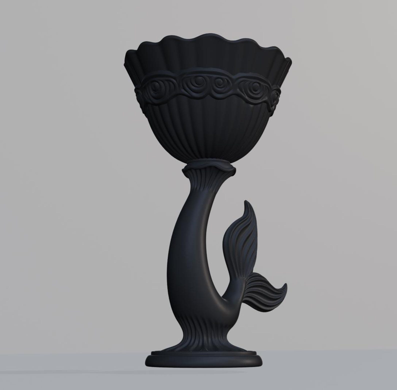 Mermaid Shell Chalice, Fantasy Ocean Goblet Decor thumbnail 6