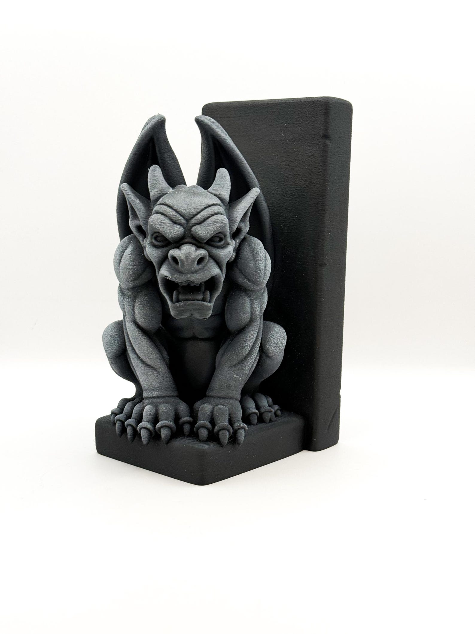 Gargoyle Bookends Statue, Gothic Book Holder thumbnail 2