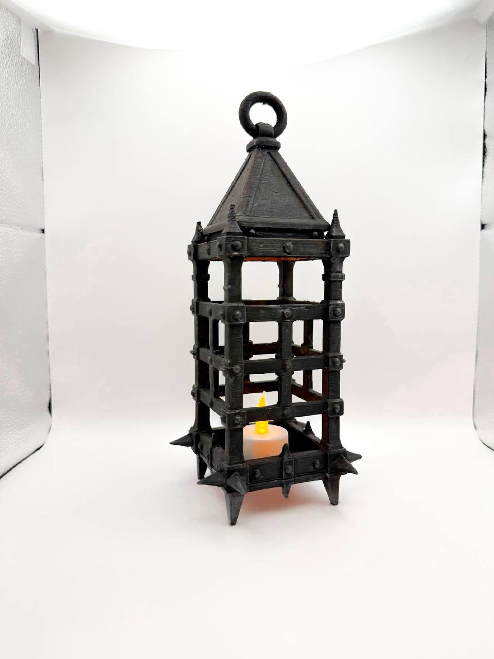 Medieval Lamp Cage - Gothic Lantern Cage Candle holder