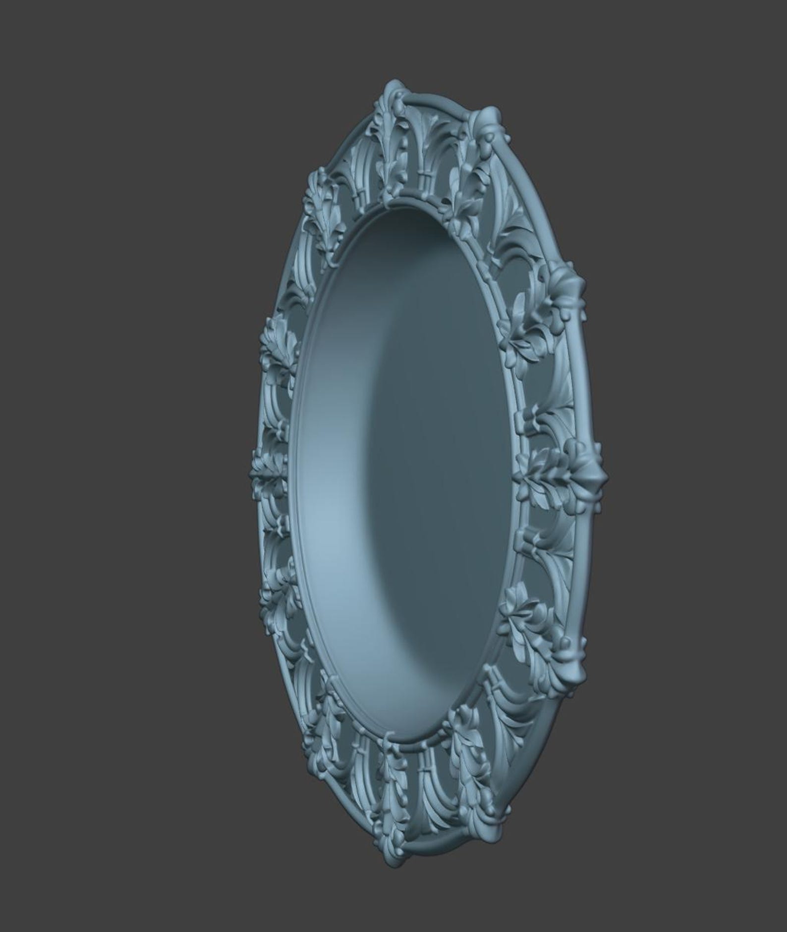 Gothic Ornate Wall Plate, Deep Decorative Tray thumbnail 8