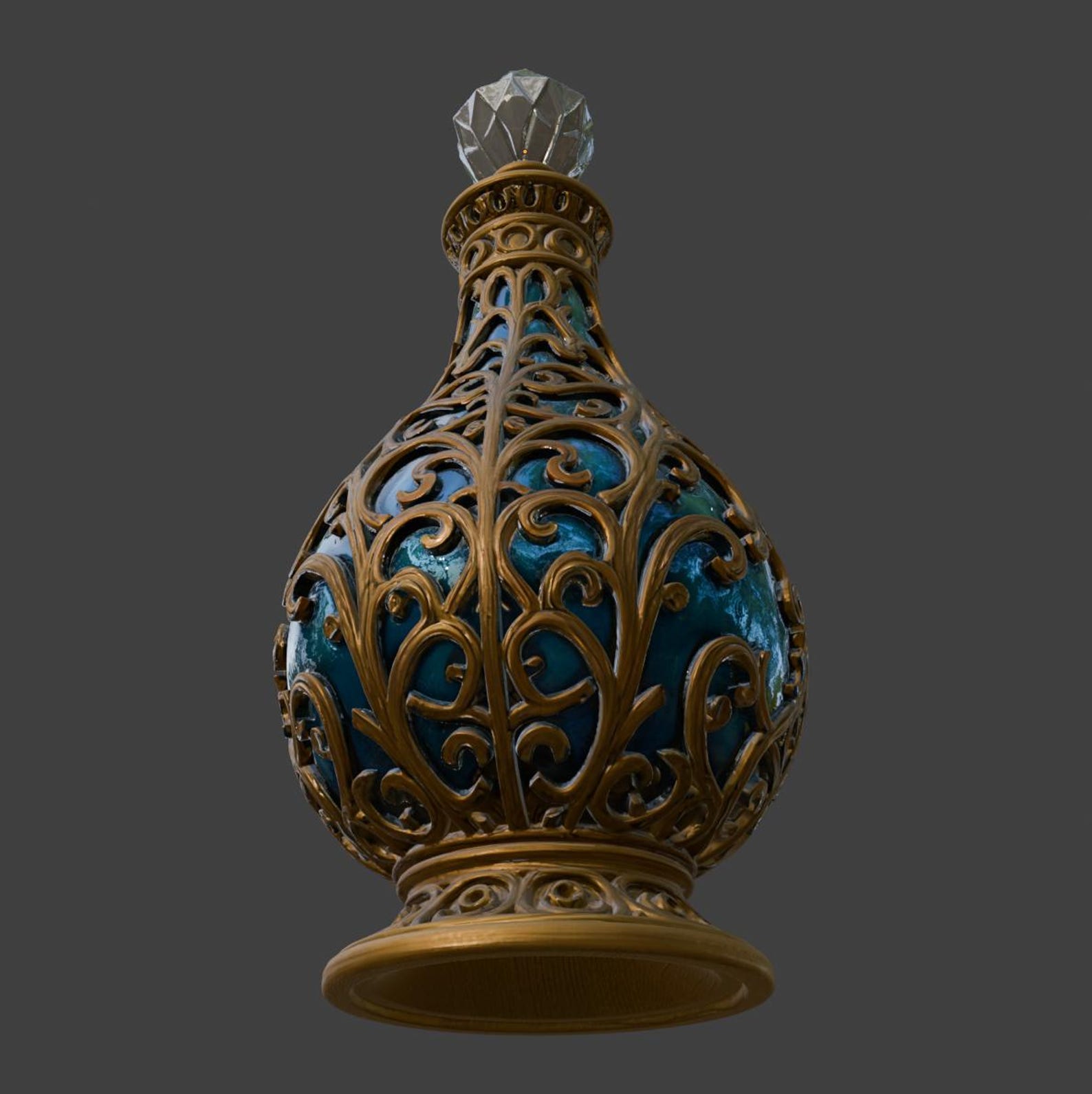 Royal Mana Decanter - Fantasy Potion Bottle thumbnail 7