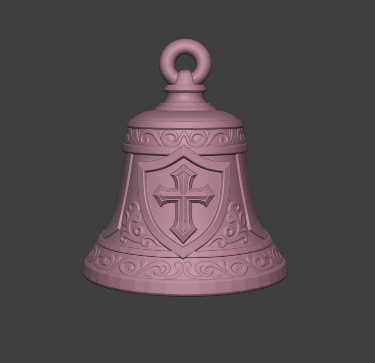 Templar Bell, Medieval Knight Bell with Cross thumbnail 7