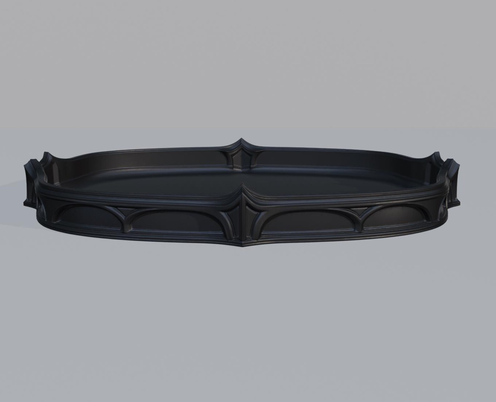 Square High Lip Tray, Gothic Catchall Tray Decor thumbnail 4