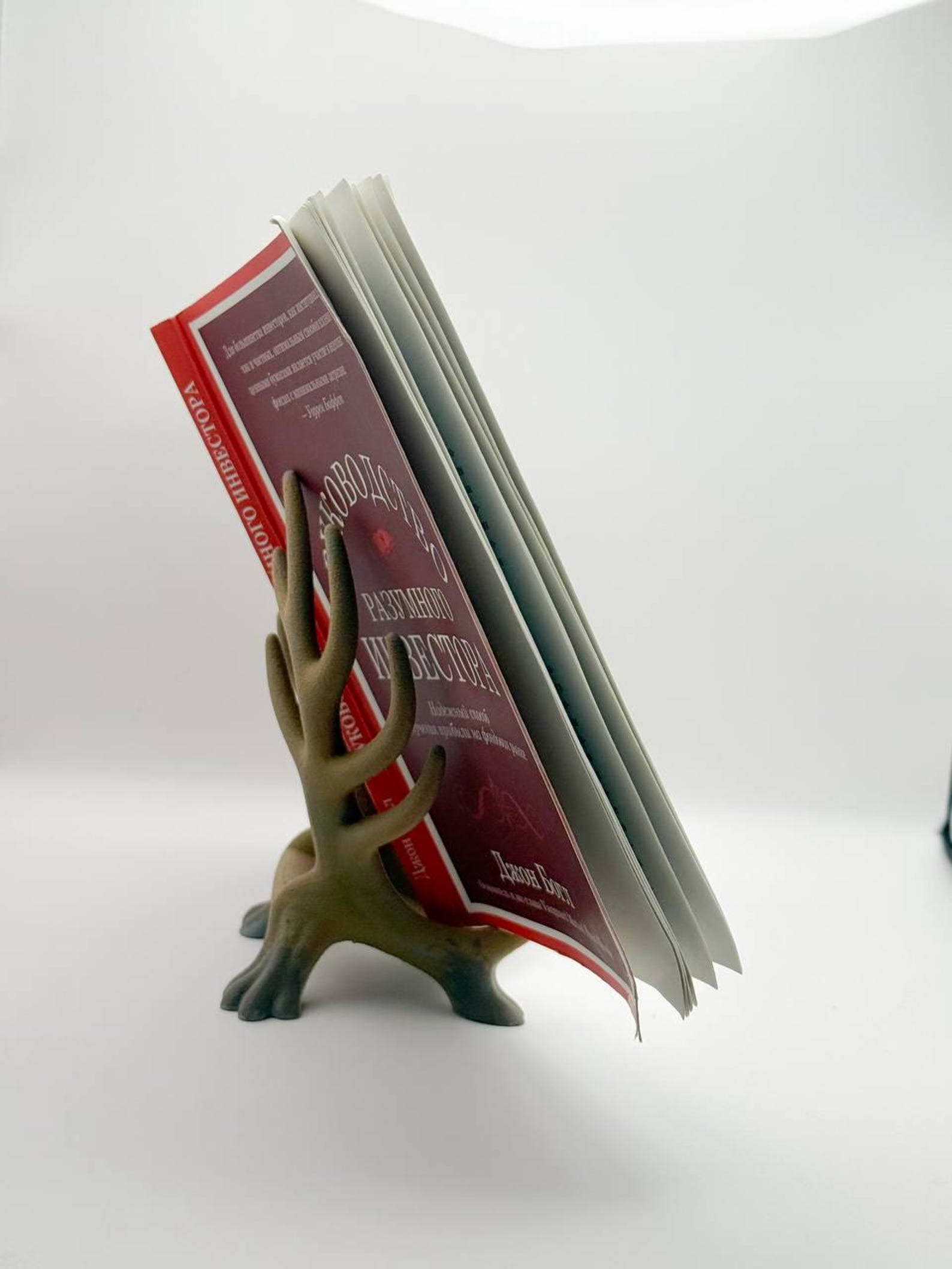 Elk Antlers Book Stand - Deer Horns Book Holder thumbnail 3
