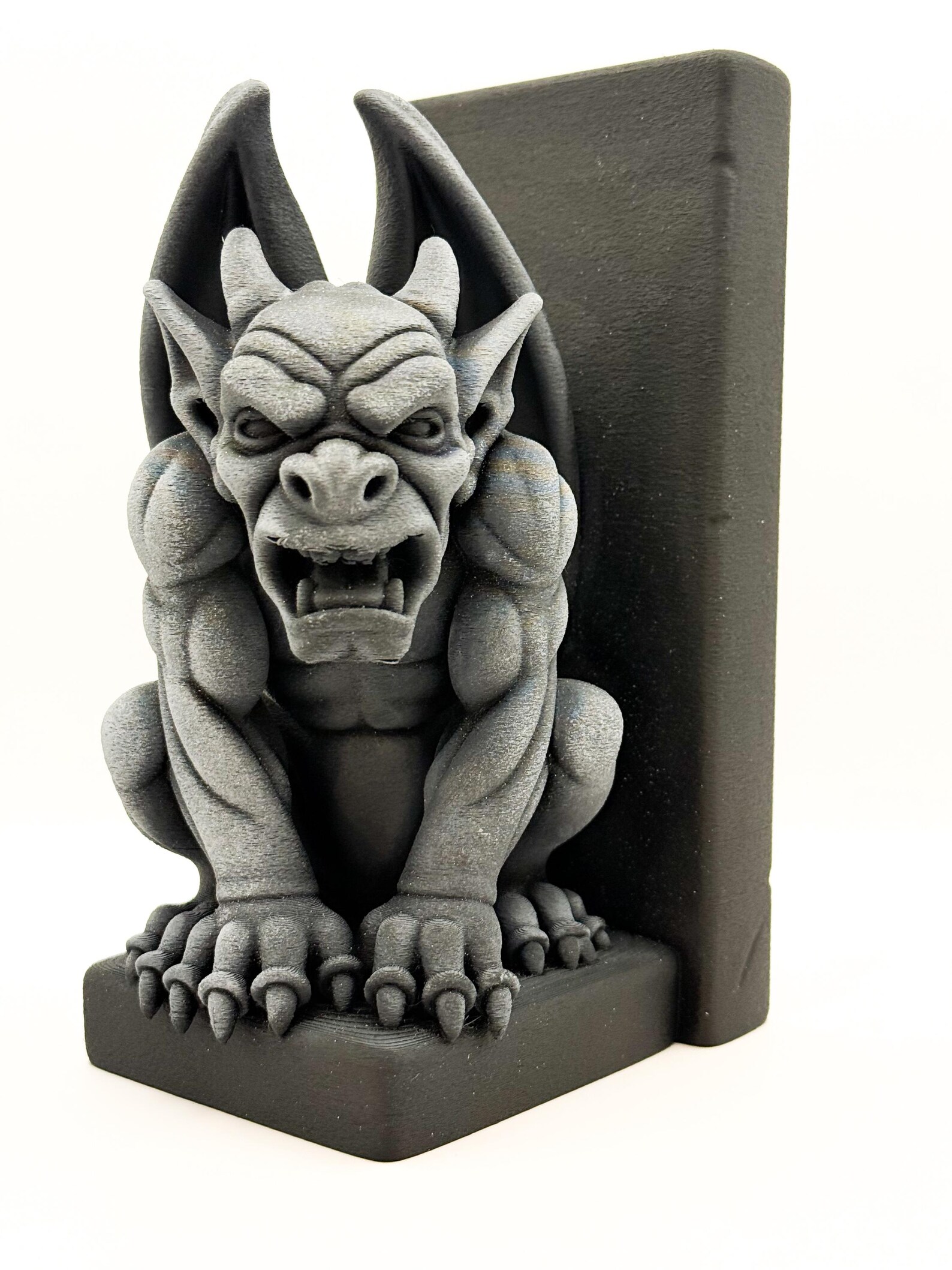 Gargoyle Bookends Statue, Gothic Book Holder thumbnail 3