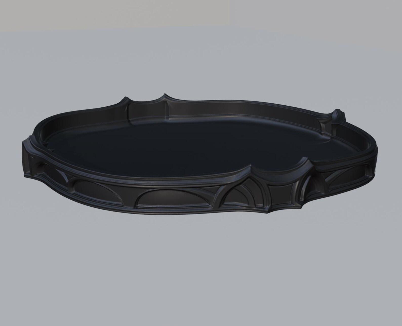 Square High Lip Tray, Gothic Catchall Tray Decor thumbnail 6