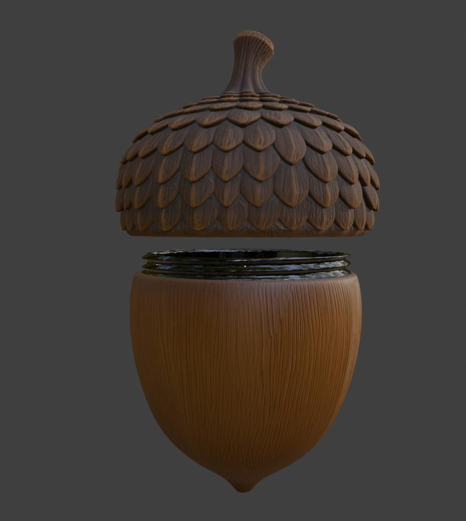 Acorn Trinket Box / Woodland Jewelry Box thumbnail 4