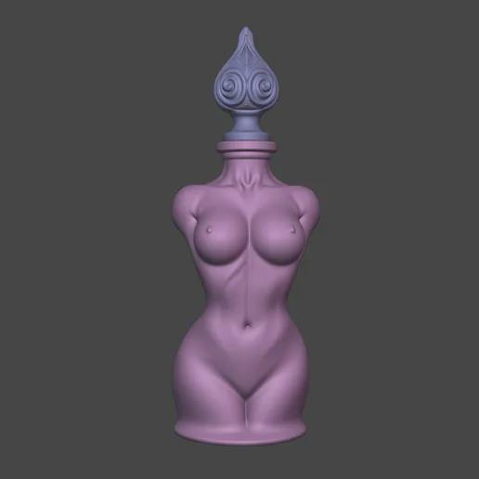 Body Elixir Flask, Female Form Vase thumbnail 9